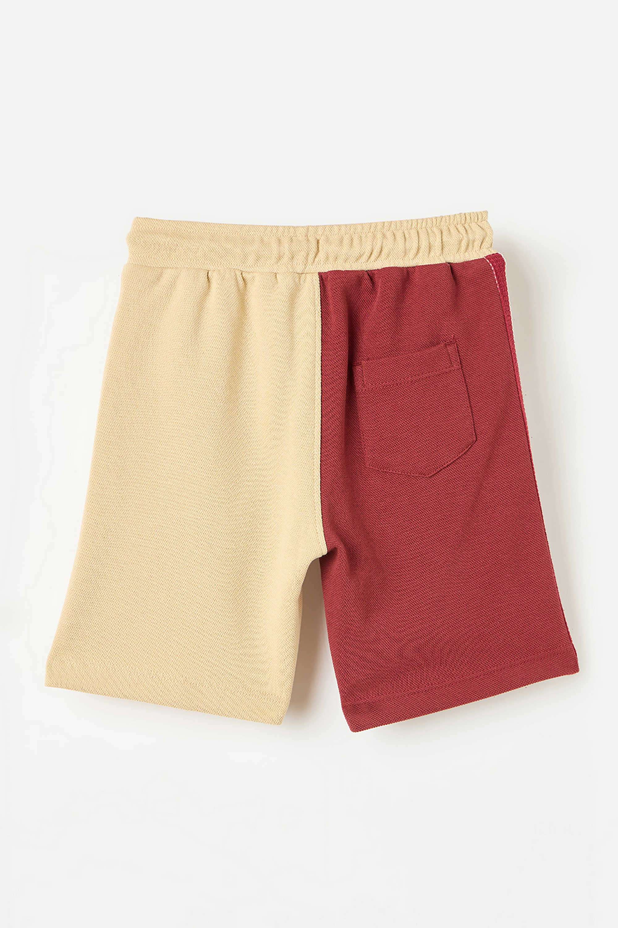 Solid-Blended-Fabric-Regular-Fit-Boy-s-Shorts