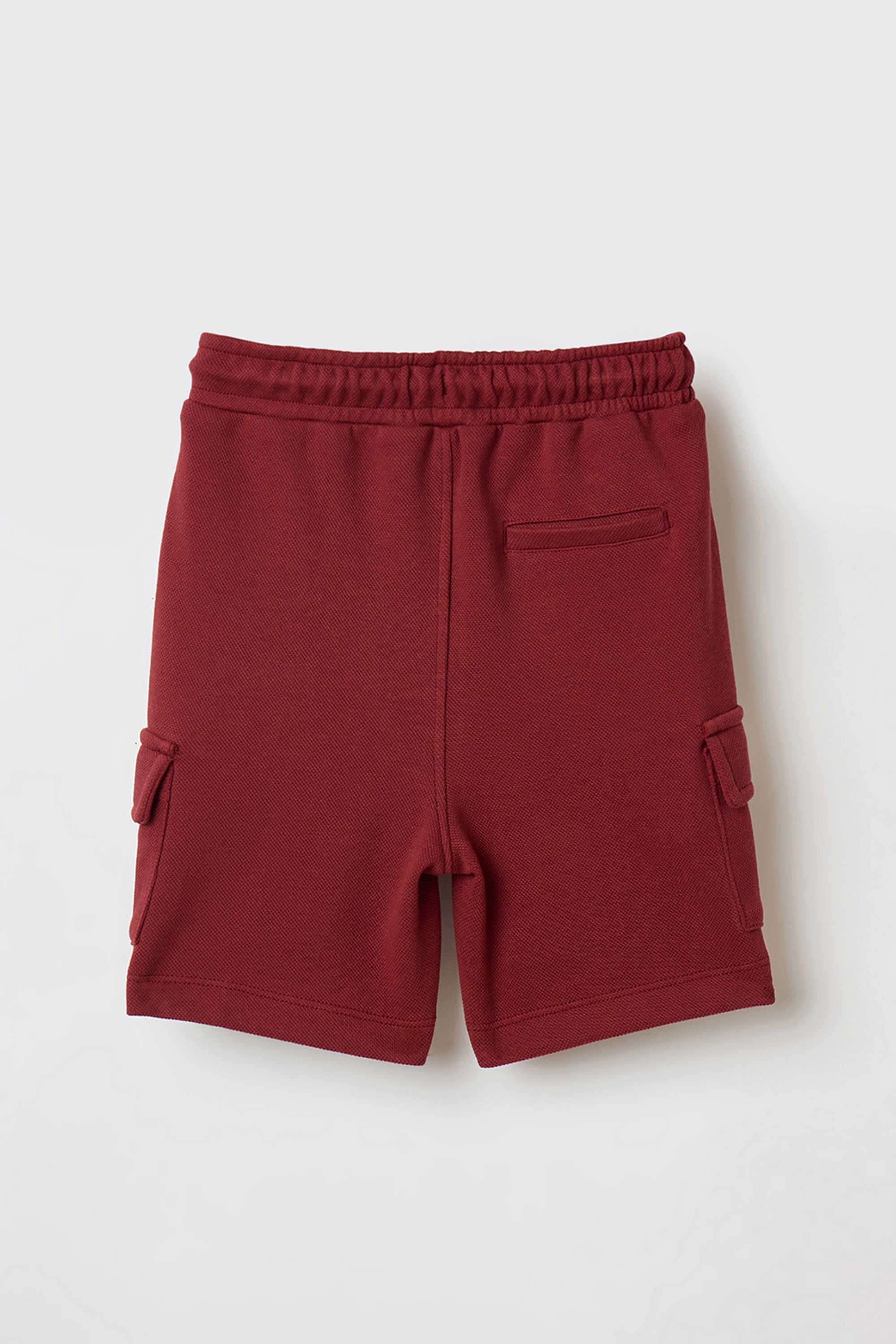 Solid-Blended-Fabric-Regular-Fit-Boy-s-Shorts