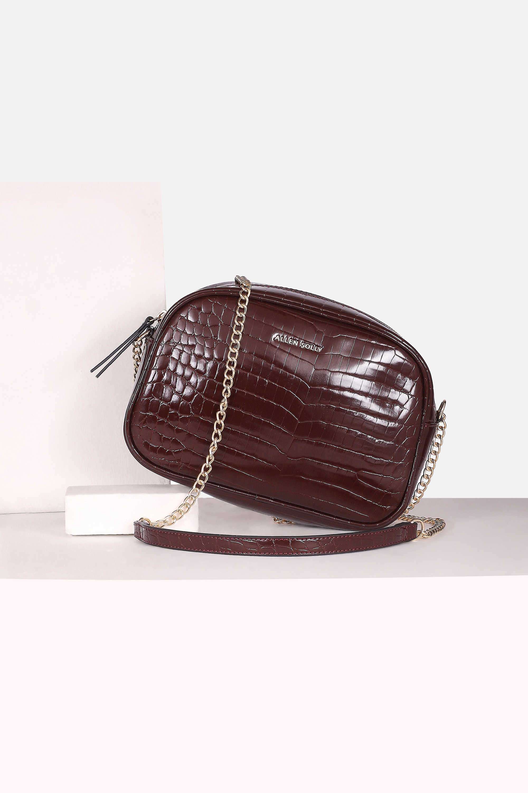 Zipper-Tactile-Texture-Polyurethane-Women-s-Casual-Wear-Sling-Bag