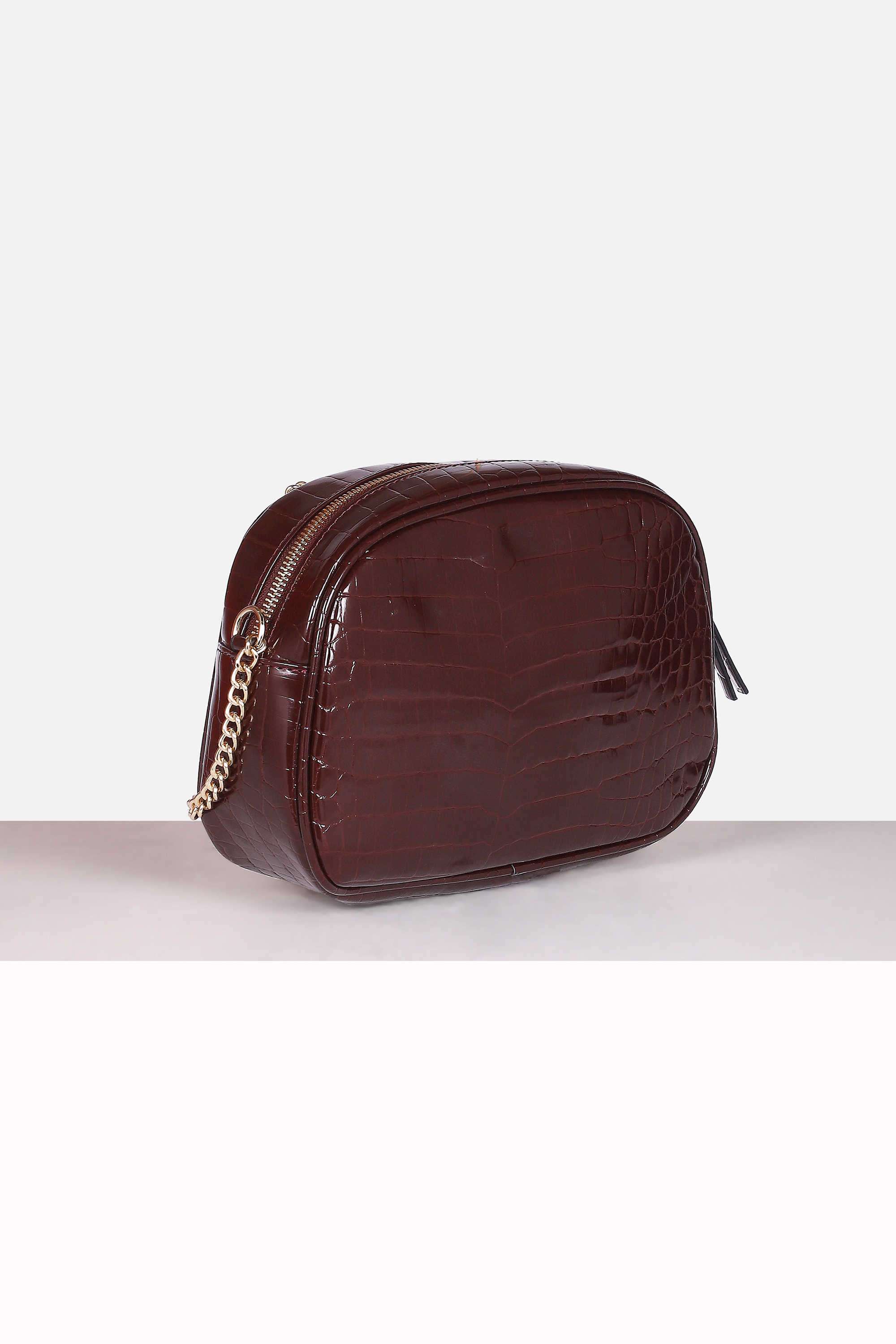 Zipper-Tactile-Texture-Polyurethane-Women-s-Casual-Wear-Sling-Bag