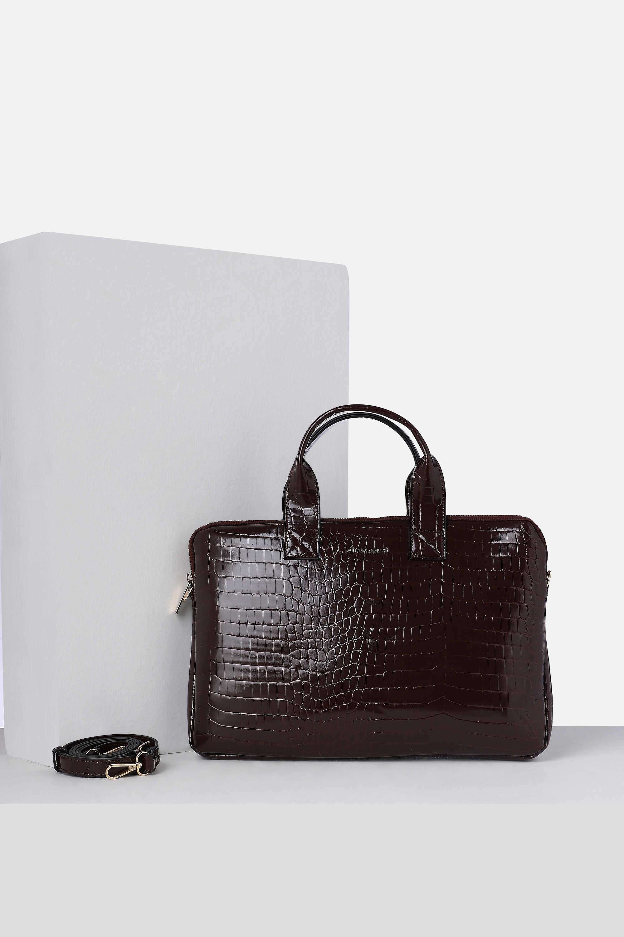 Zipper-Tactile-Texture-Polyurethane-Women-s-Casual-Wear-Laptop-Bag