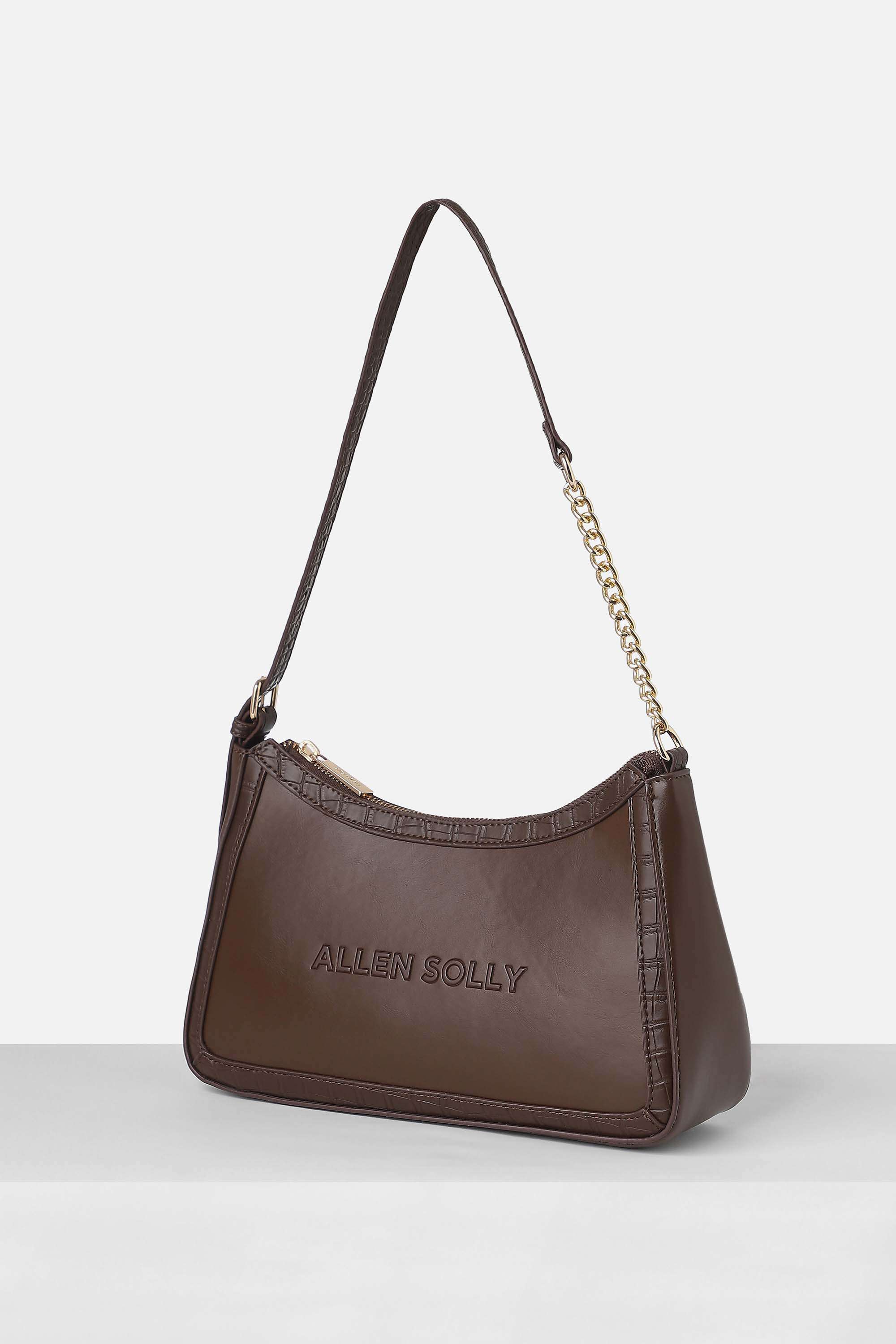 Zipper-Polyurethane-Women-Casual-Wear-Sling-Bag