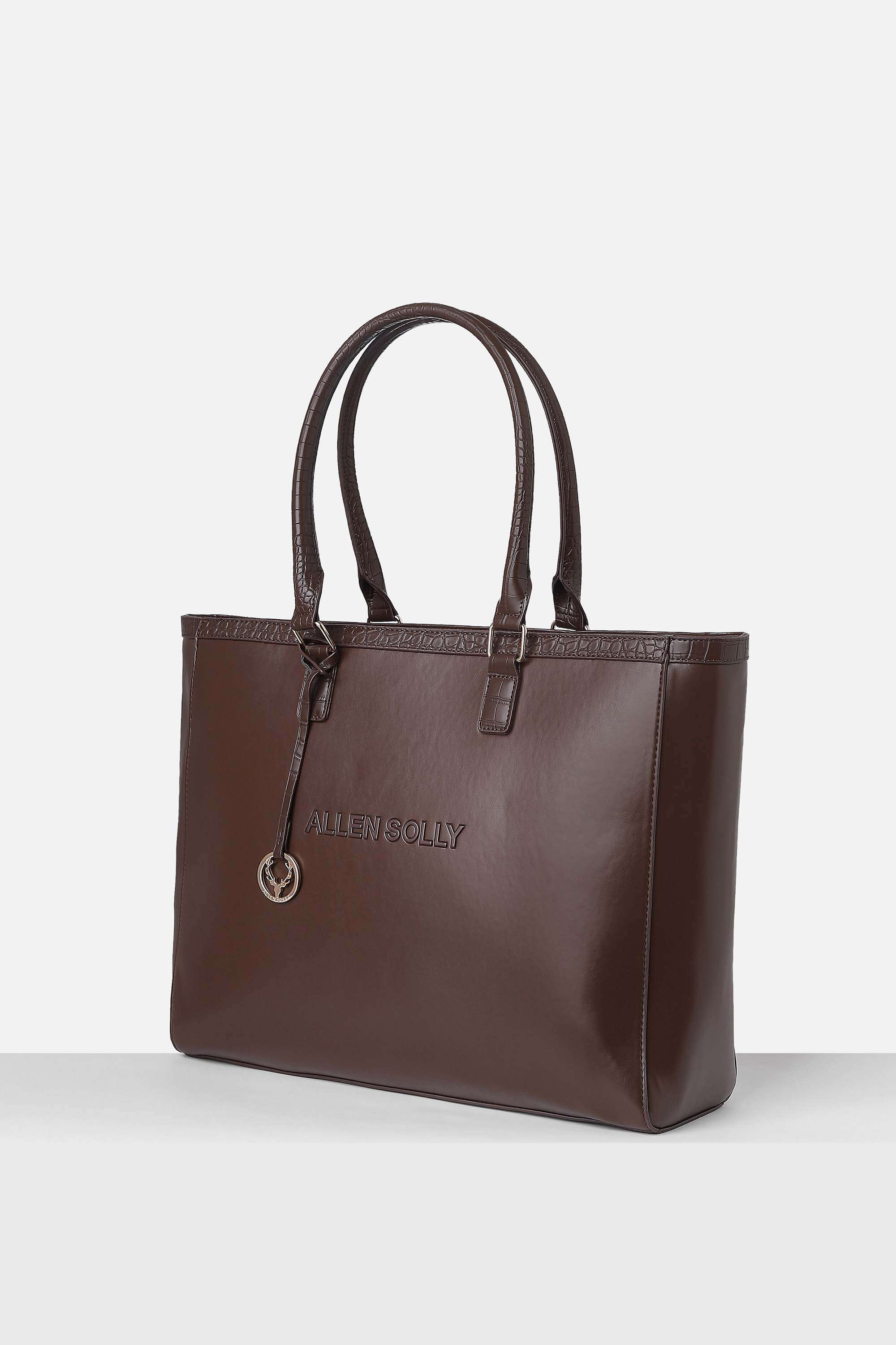 Zipper-Polyurethane-Women-Casual-Wear-Laptop-Bag