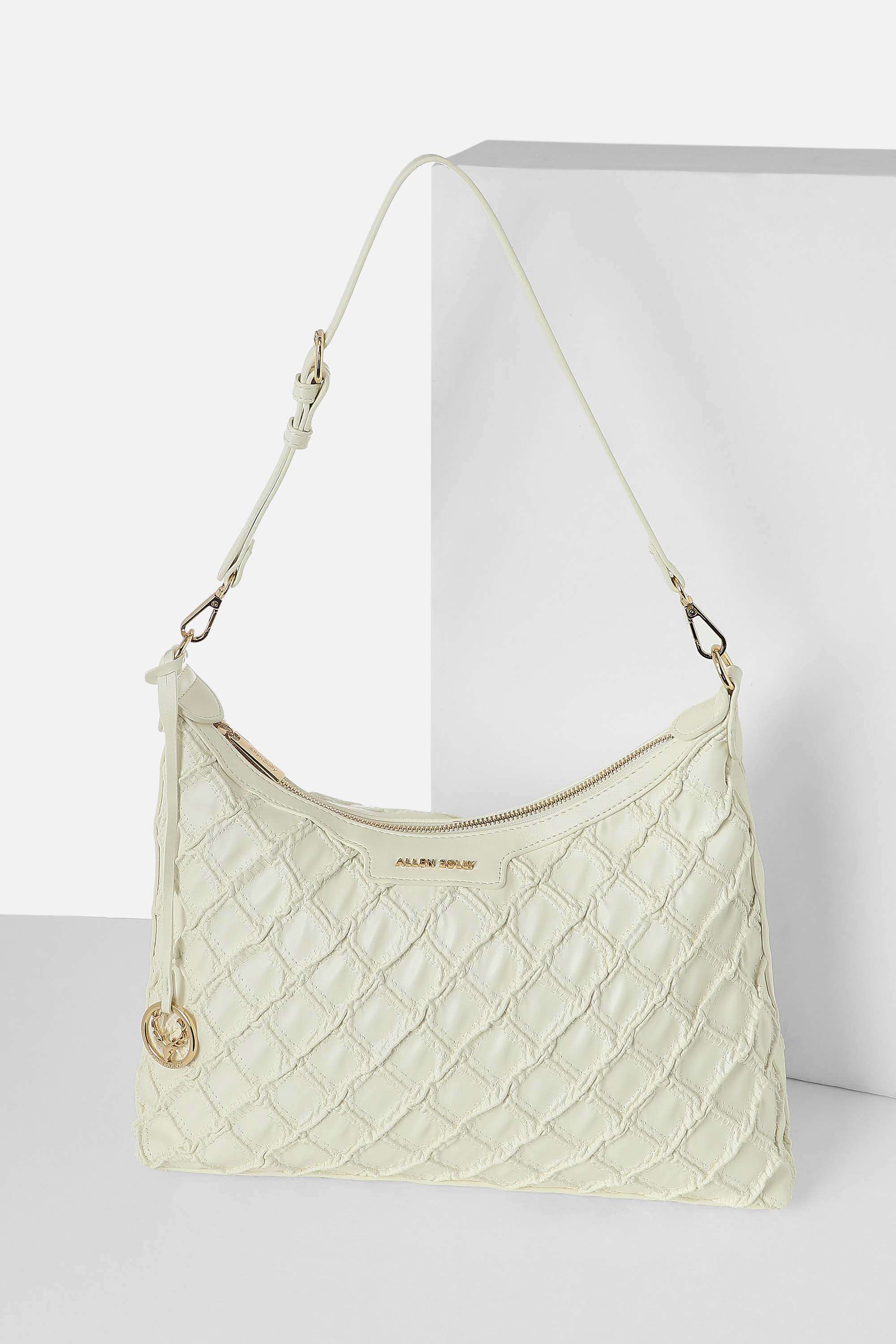 Zipper-Polyurethane-Women-Casual-Wear-Shoulder-Bag