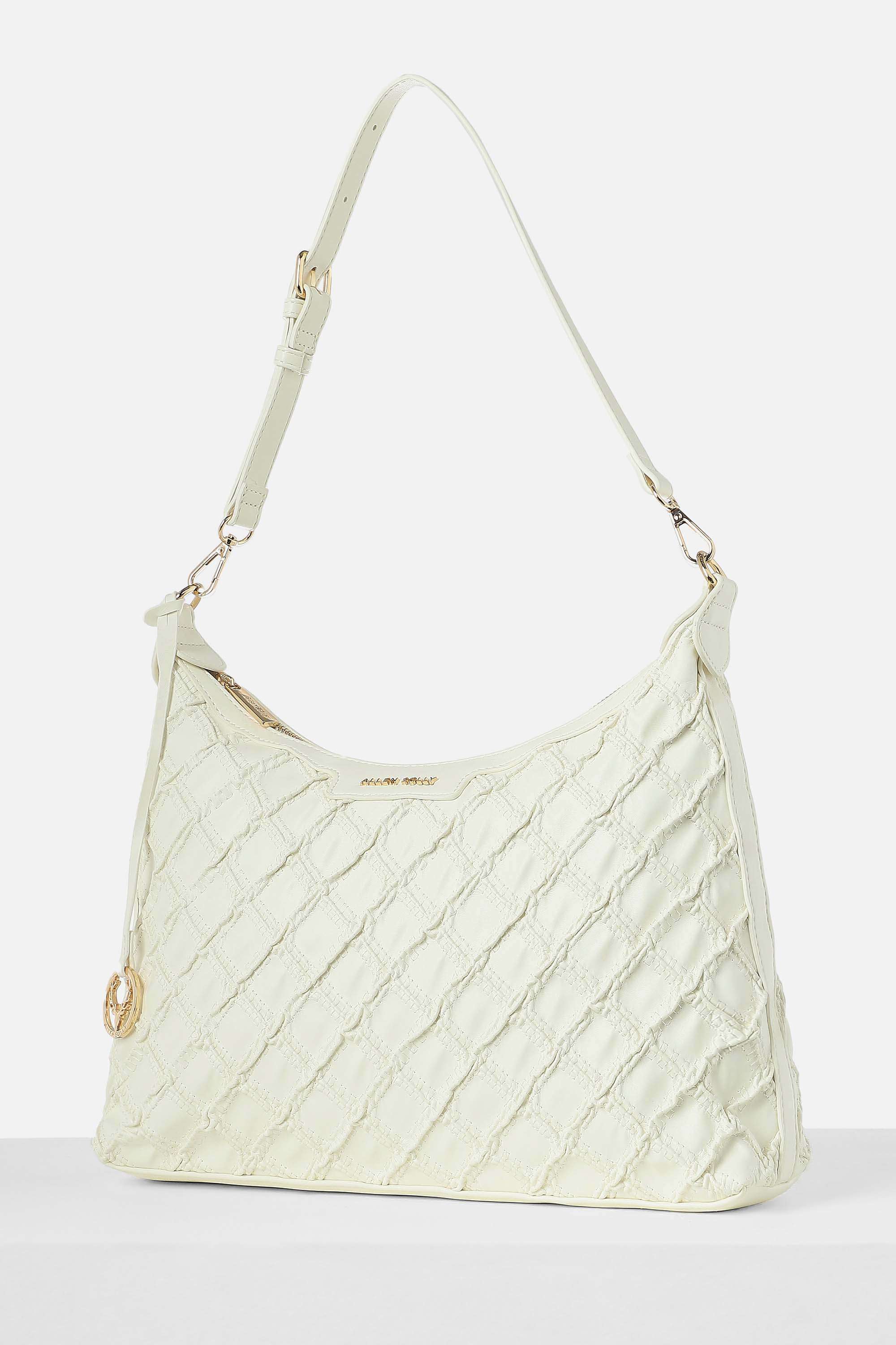 Zipper-Polyurethane-Women-Casual-Wear-Shoulder-Bag