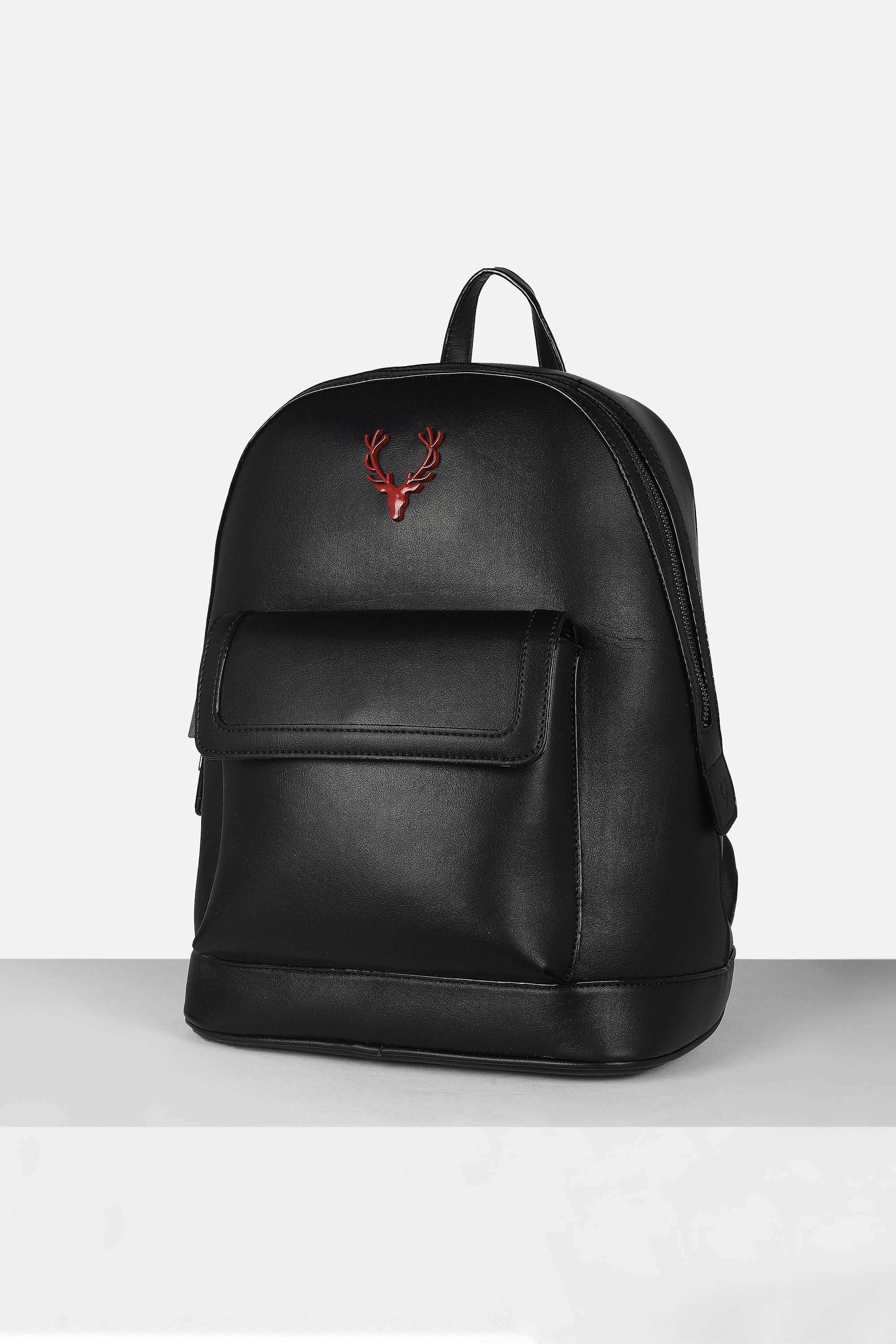 Zipper-Polyurethane-Women-Casual-Wear-Backpack