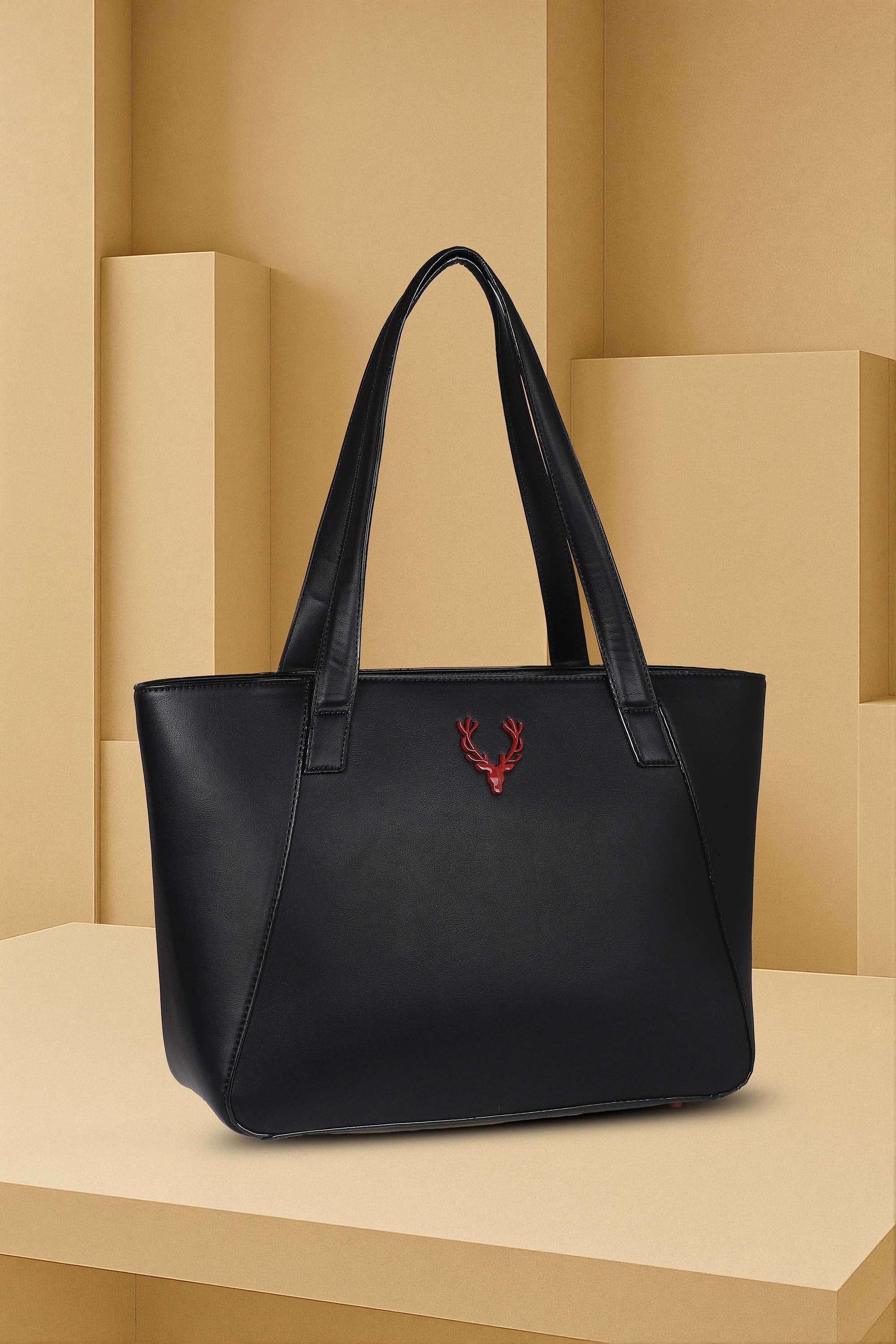 Zipper-Polyurethane-Women-Casual-Wear-Tote-Bag
