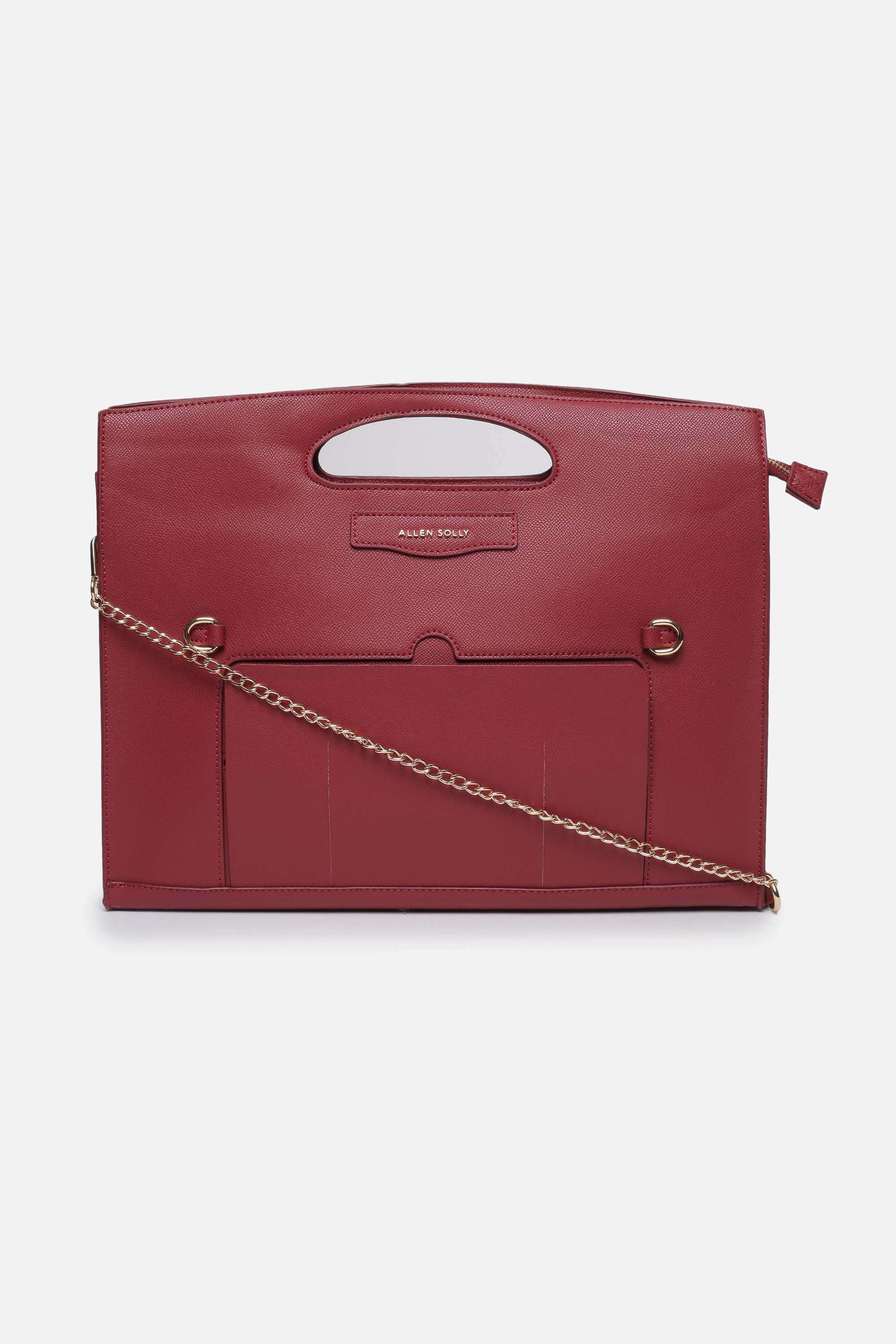 Zipper-Polyurethane-Women-Casual-Wear-Laptop-Bag