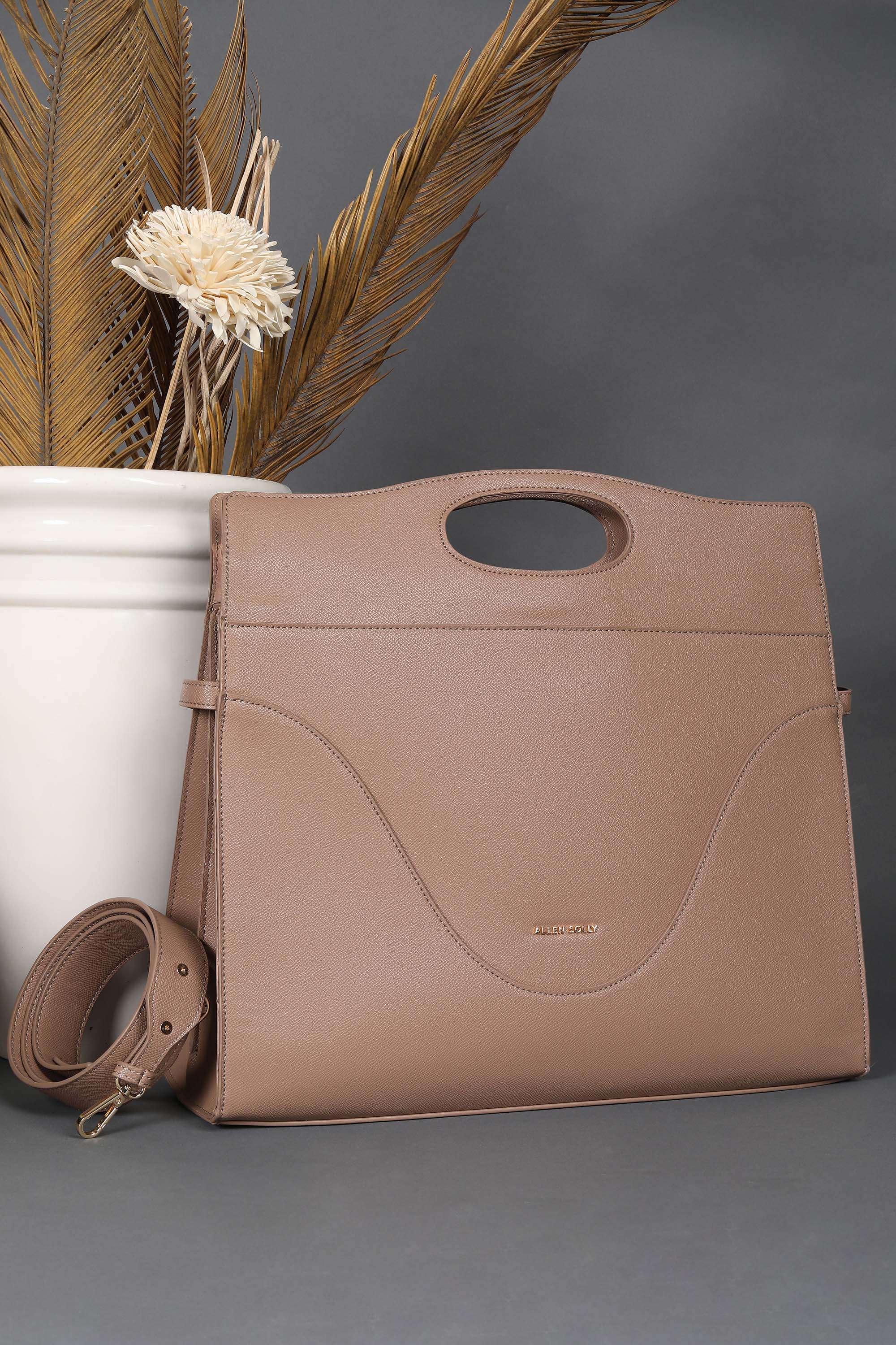 Zipper-Polyurethane-Women-Casual-Wear-Laptop-Bag