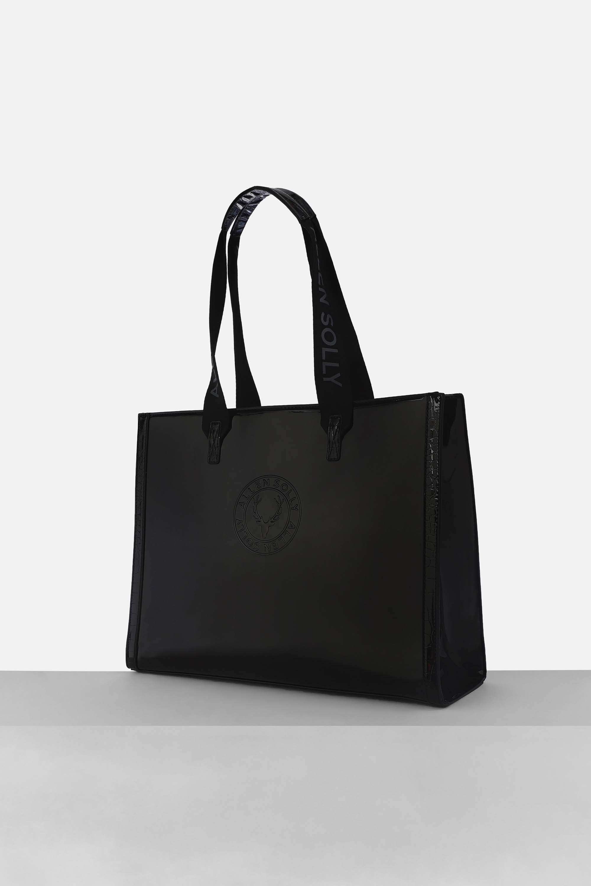 Zipper-Polyurethane-Women-Casual-Wear-Tote-Bag
