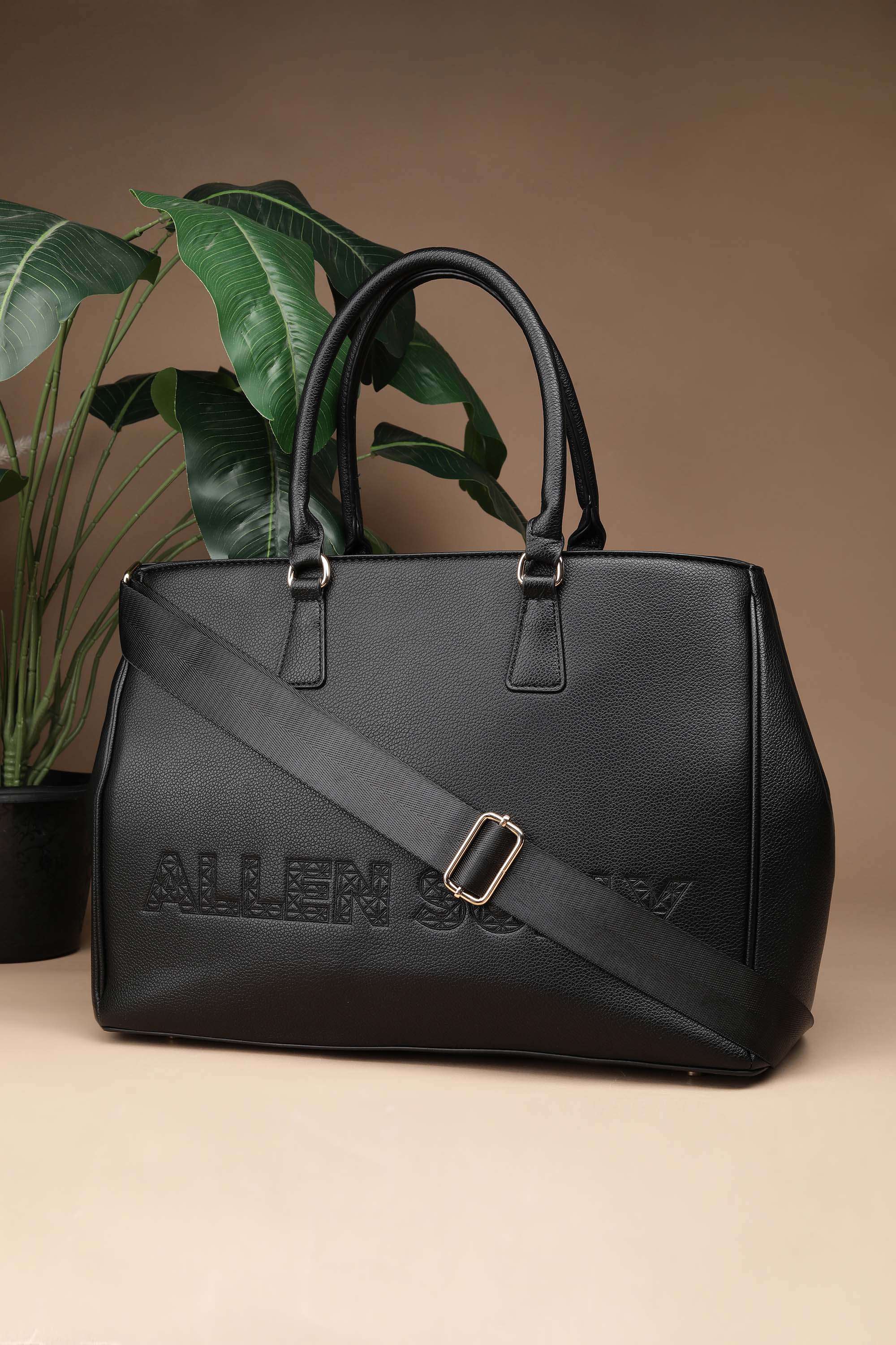 Zipper-Polyurethane-Women-Casual-Wear-Laptop-Bag