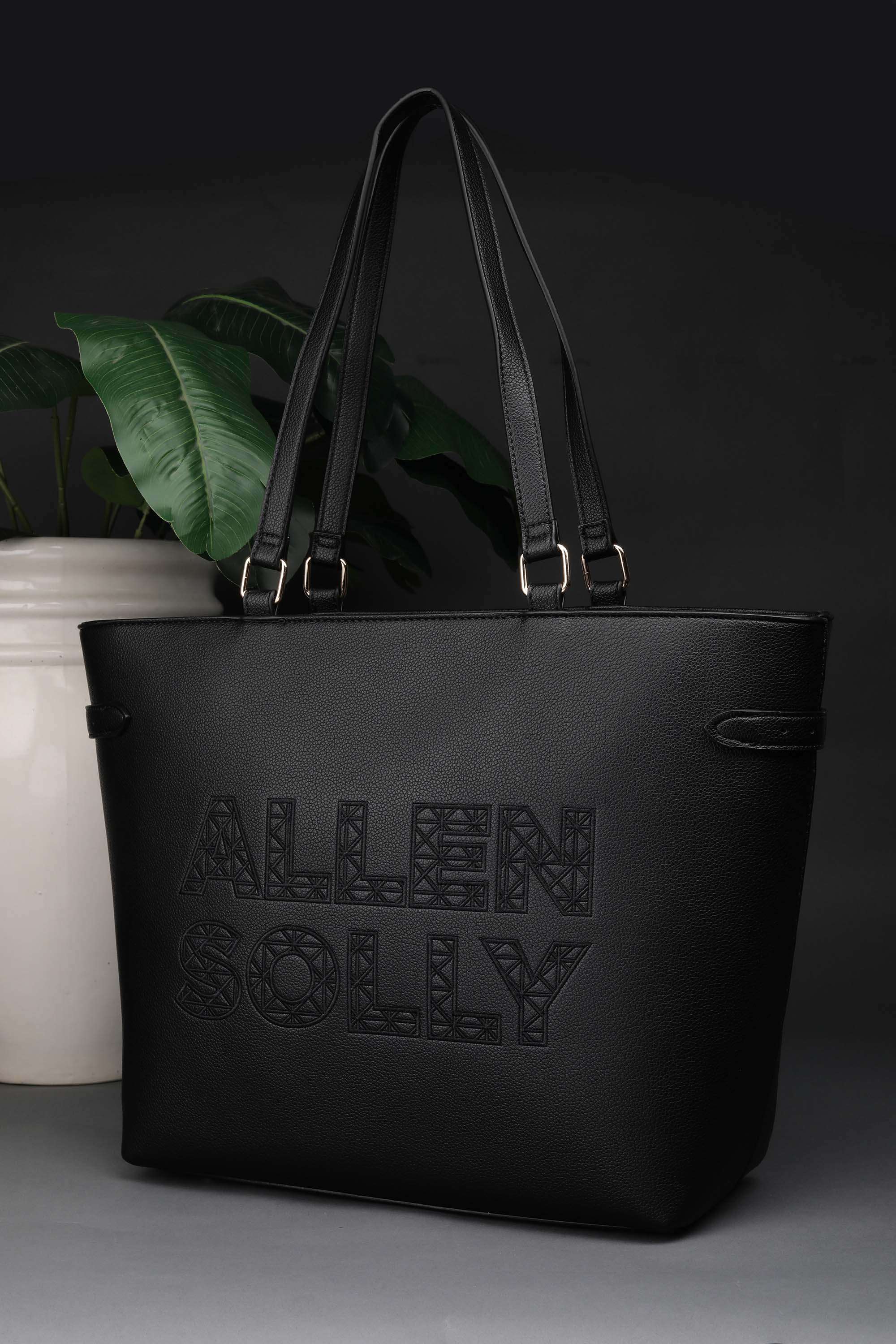 Zipper-Polyurethane-Women-Casual-Wear-Tote-Bag