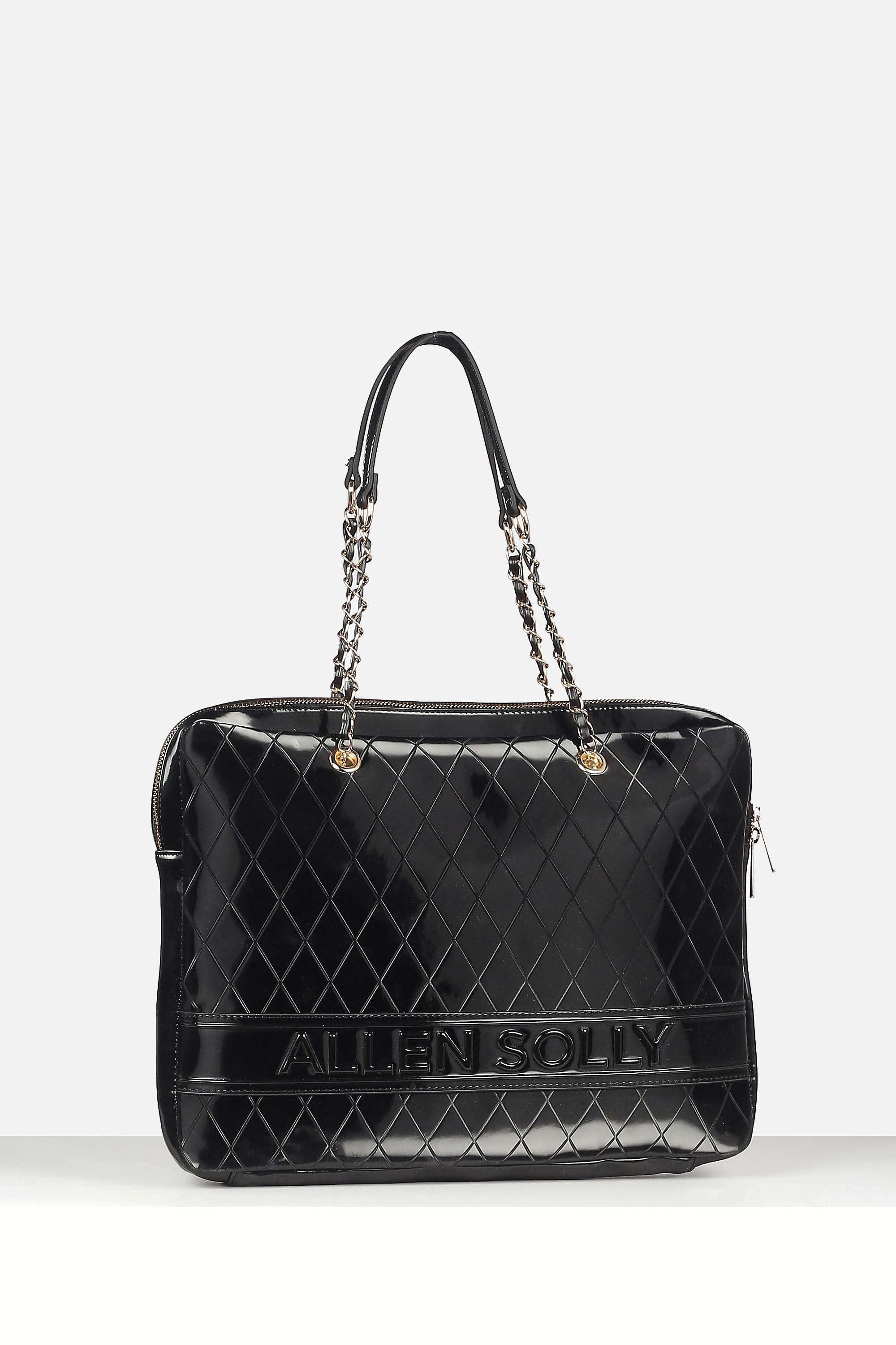 Zipper-Polyurethane-Women-Casual-Wear-Laptop-Bag