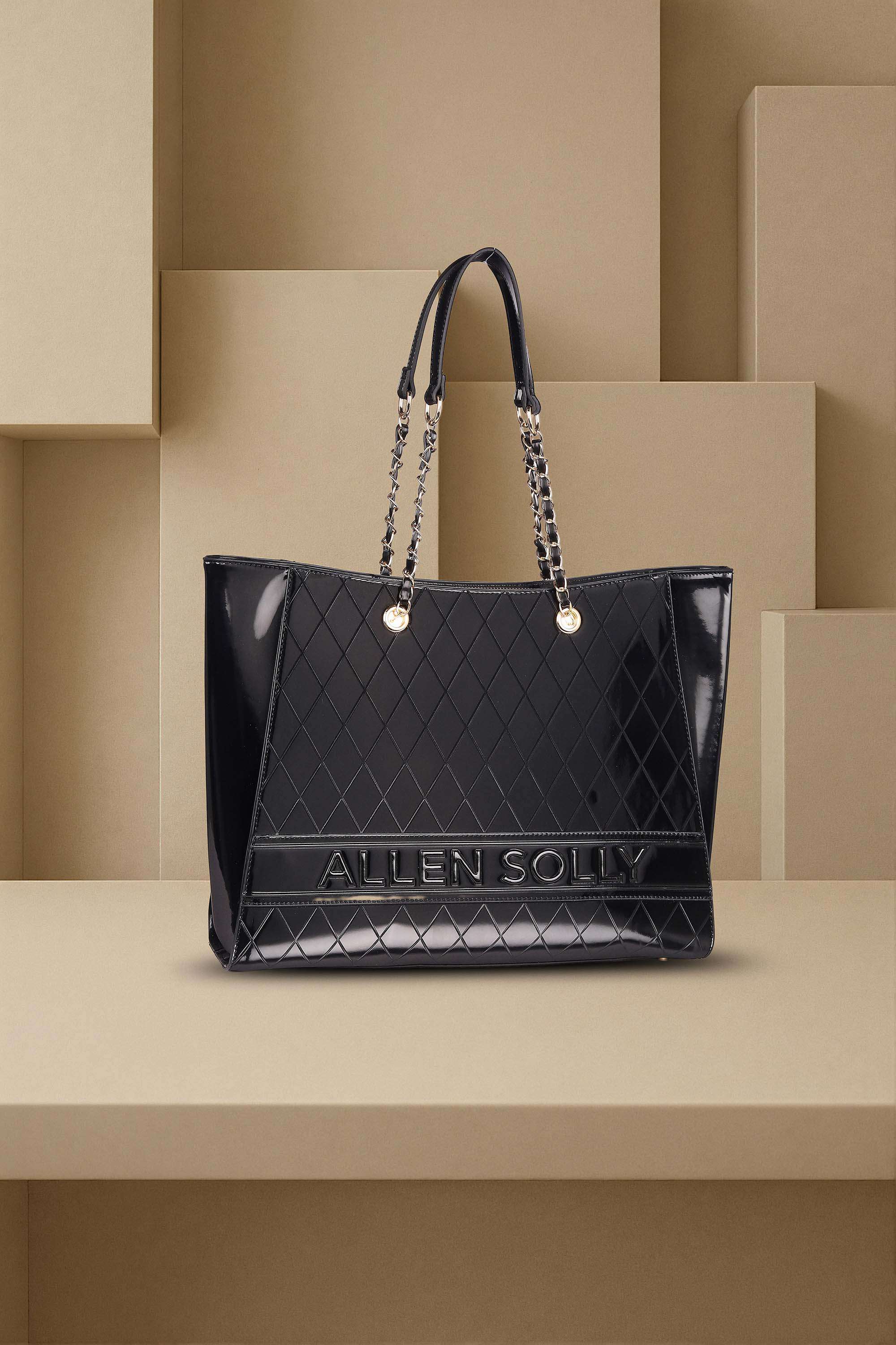 Zipper-Polyurethane-Women-Casual-Wear-Tote-Bag