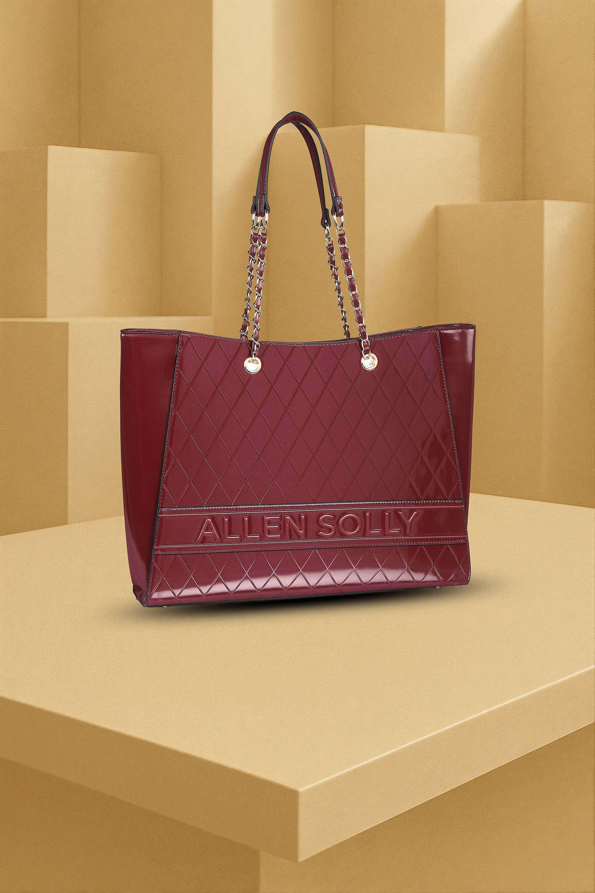 Zipper-Polyurethane-Women-Casual-Wear-Tote-Bag