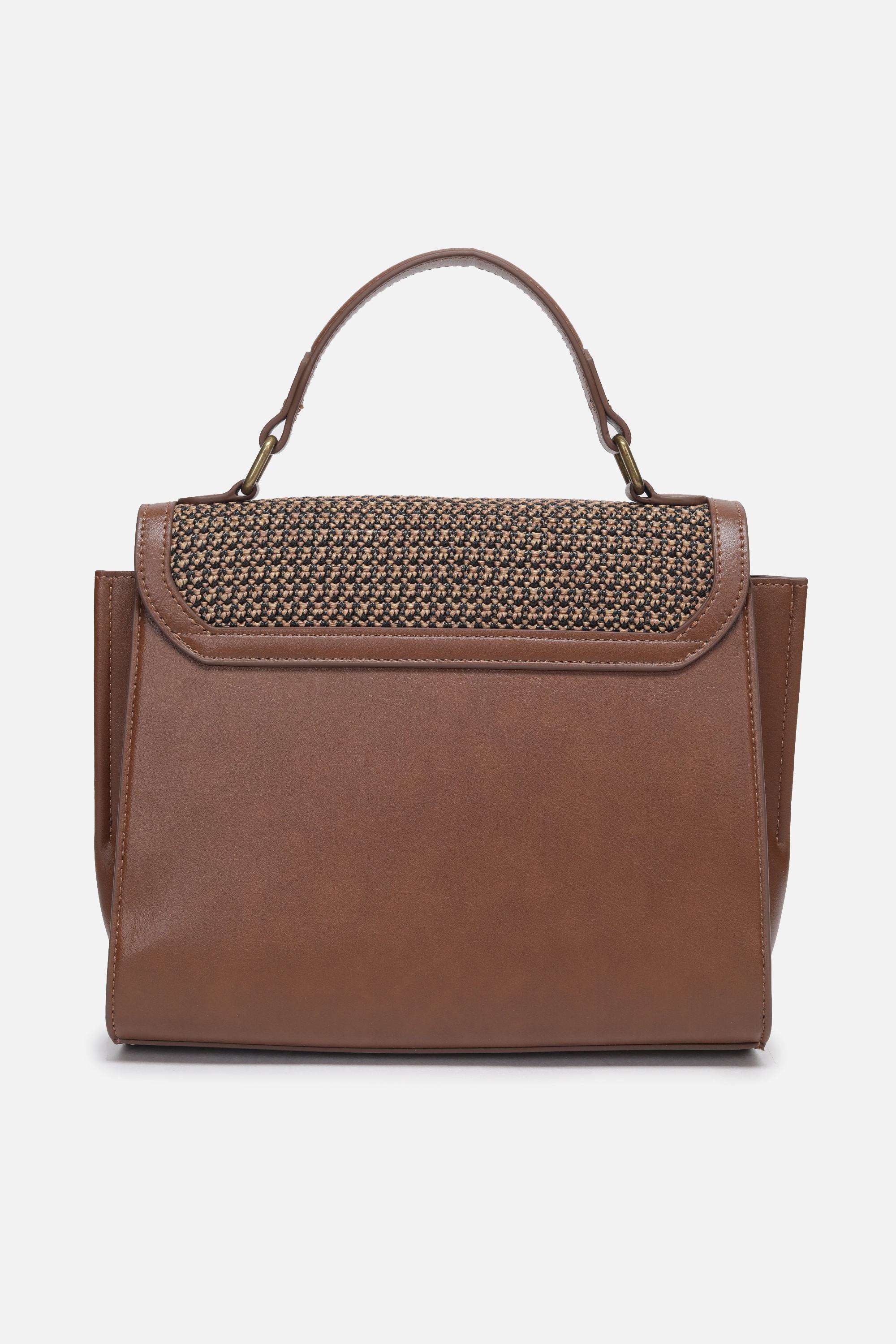 RAFFIA-EFFECT-(CRAFT-GARDEN)-PU-Women-Casual-Wear-Duffle-Bag