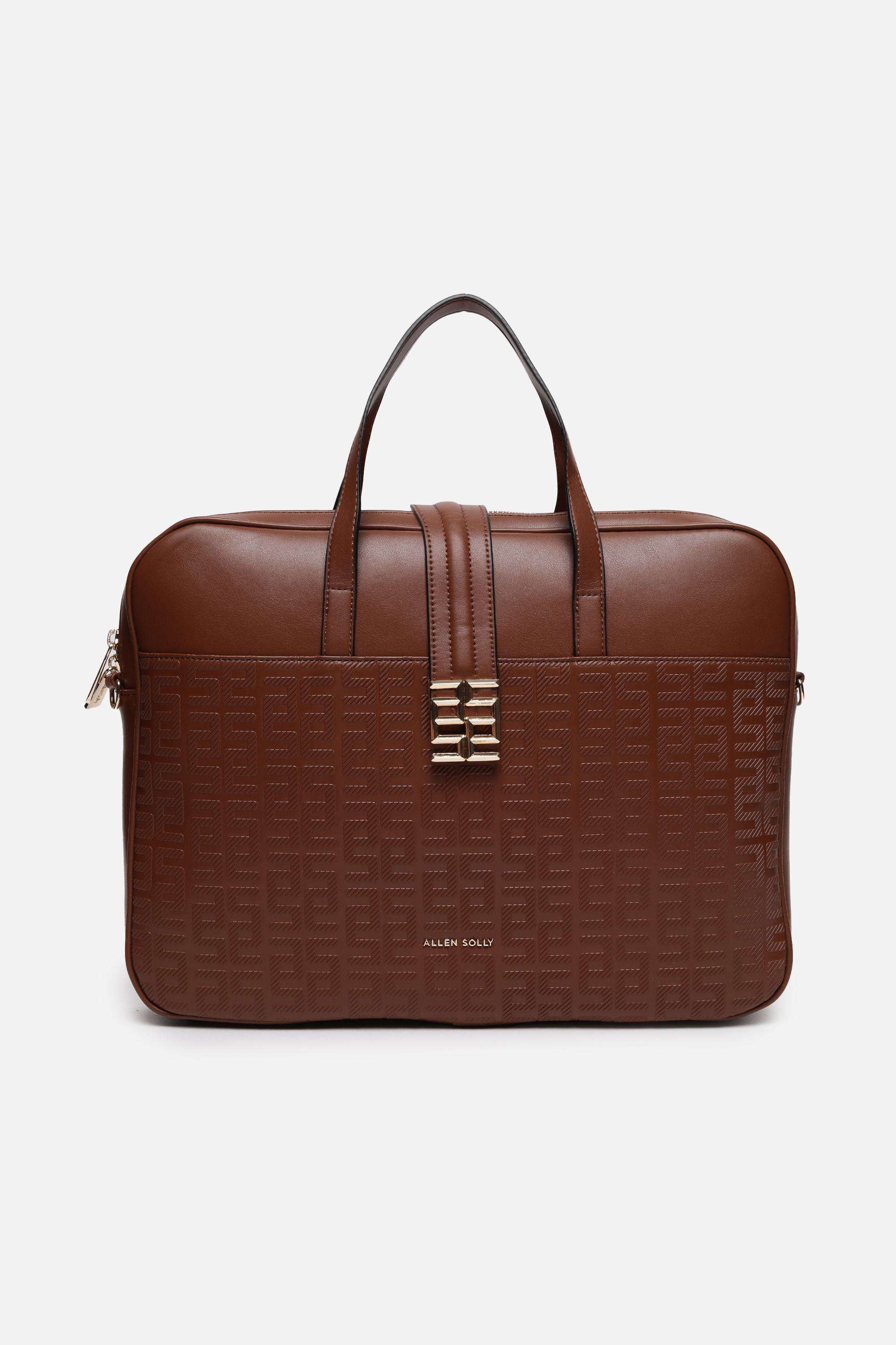 SIGNATURE-EMBOSSING-PU-Women-Casual-Wear-Laptop-Bag