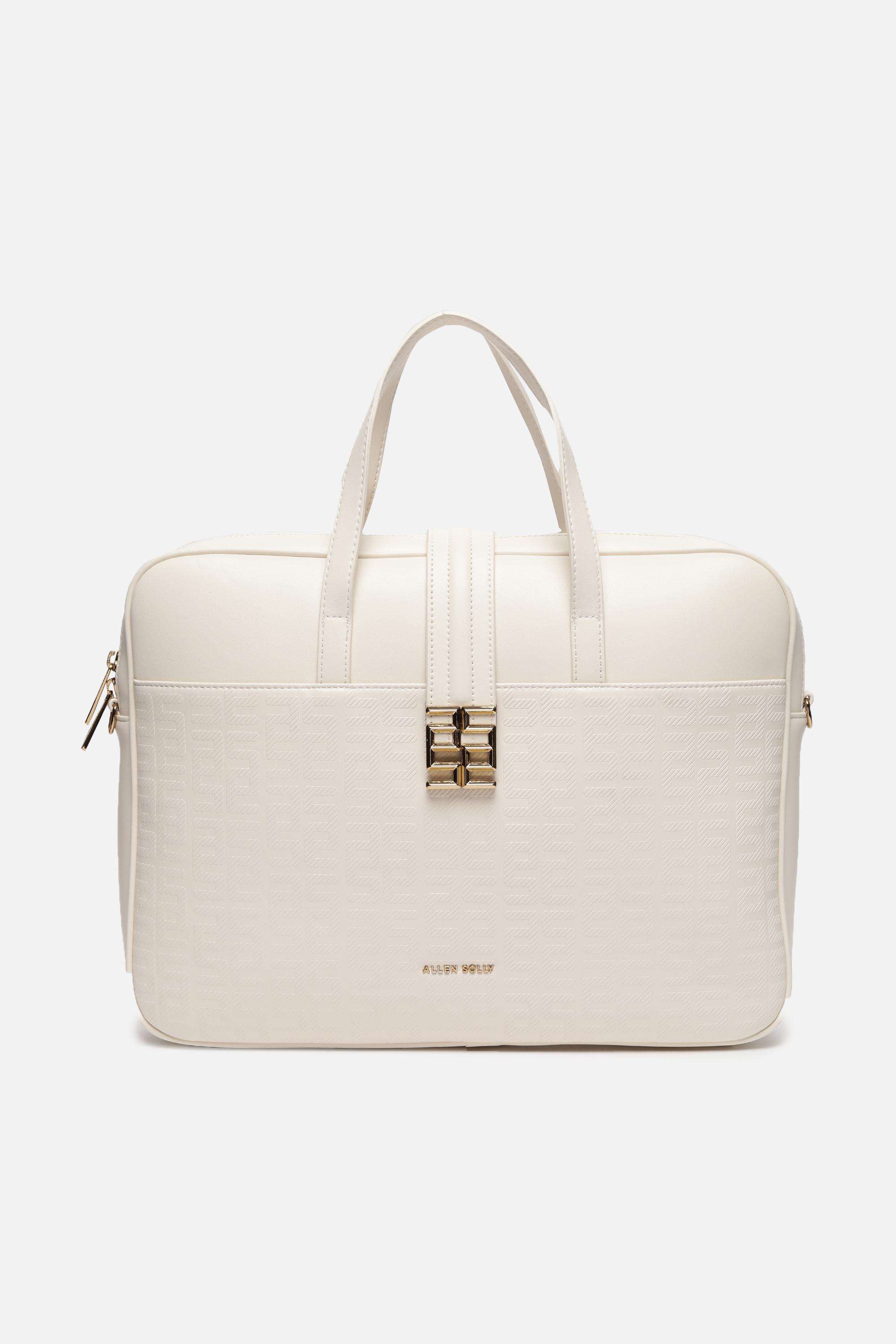 SIGNATURE-EMBOSSING-PU-Women-Casual-Wear-Laptop-Bag