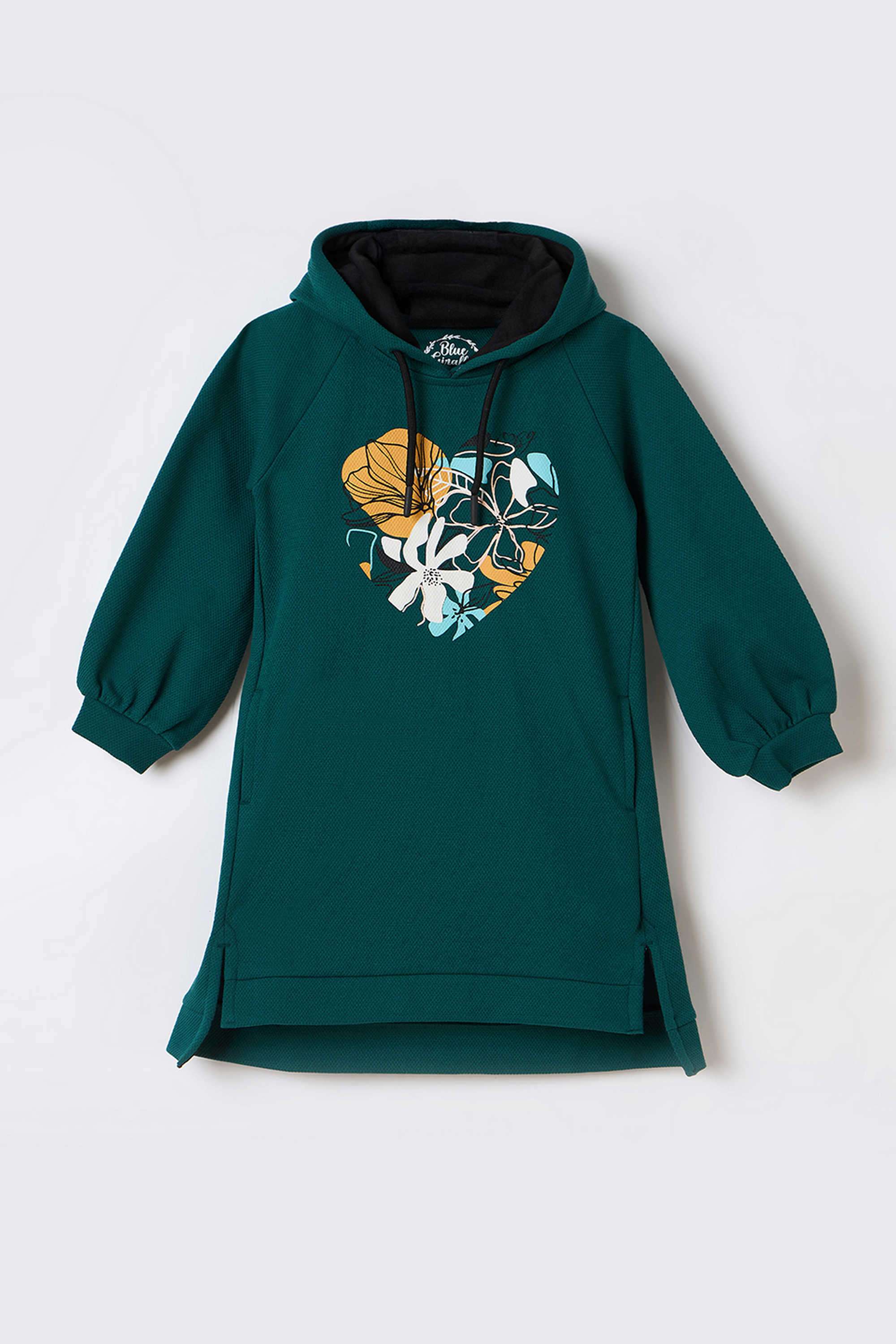 Solid-Blended-Fabric-Girl-s-Casual-Wear-Dress