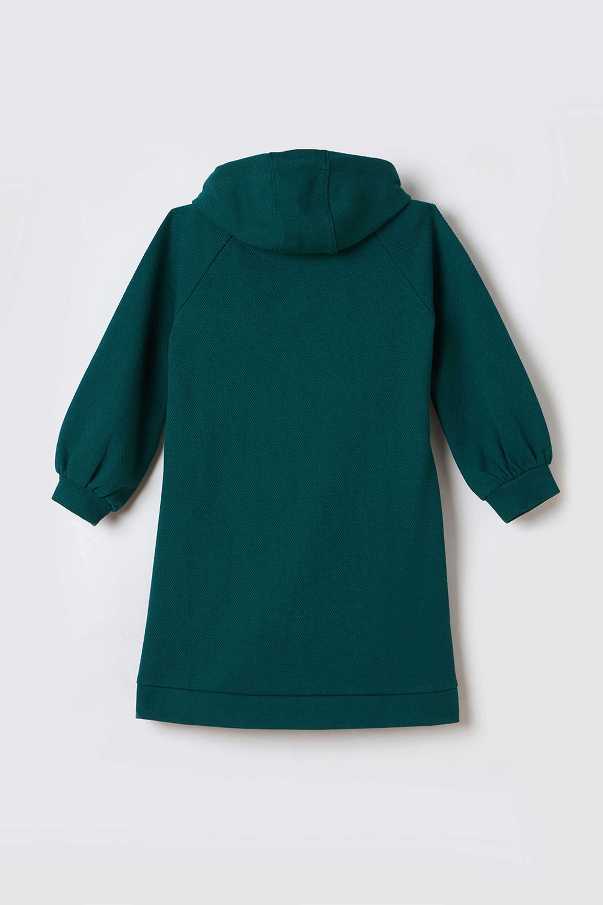 Solid-Blended-Fabric-Girl-s-Casual-Wear-Dress
