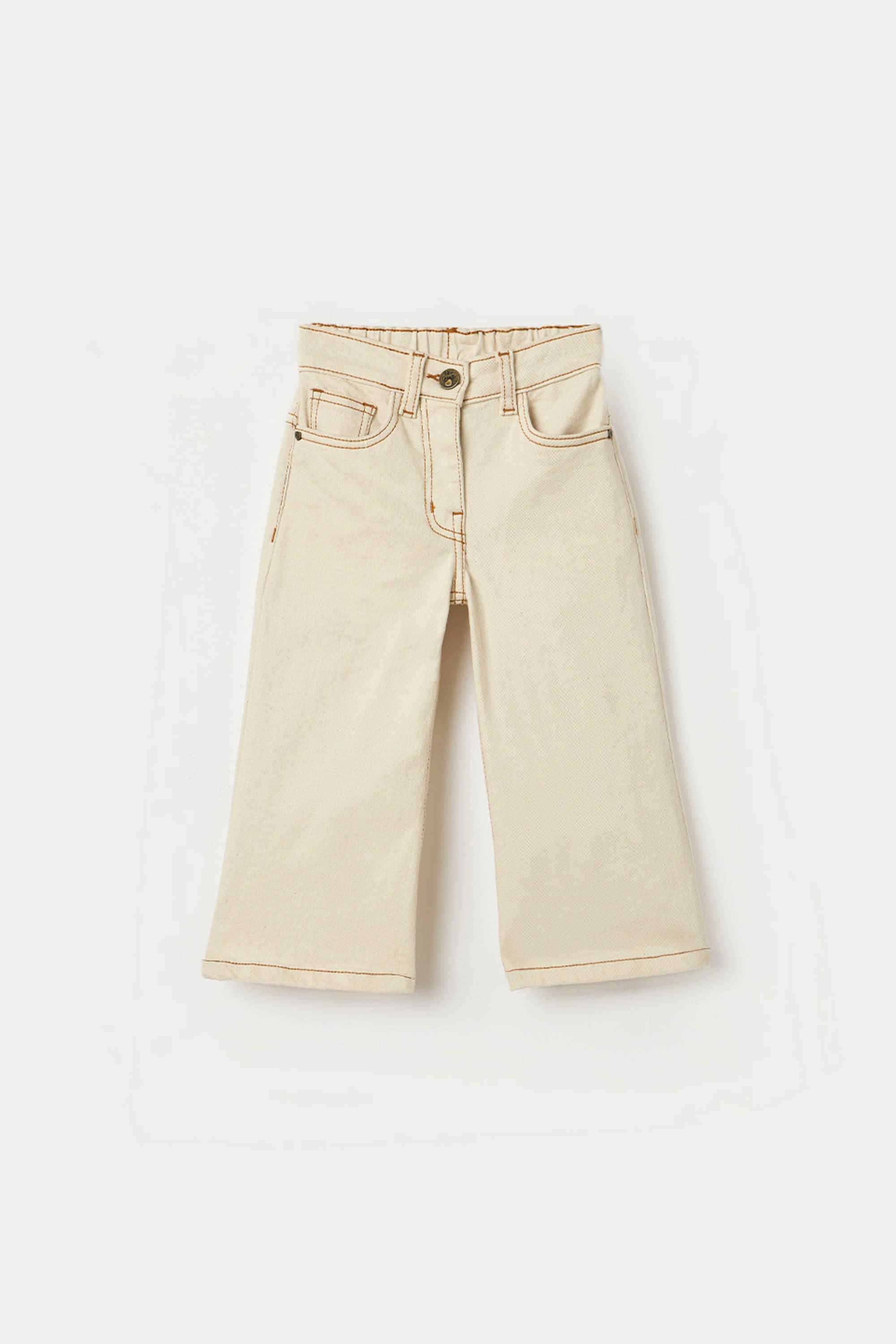 Solid-Blended-Fabric-Regular-Fit-Girl-s-Jeans