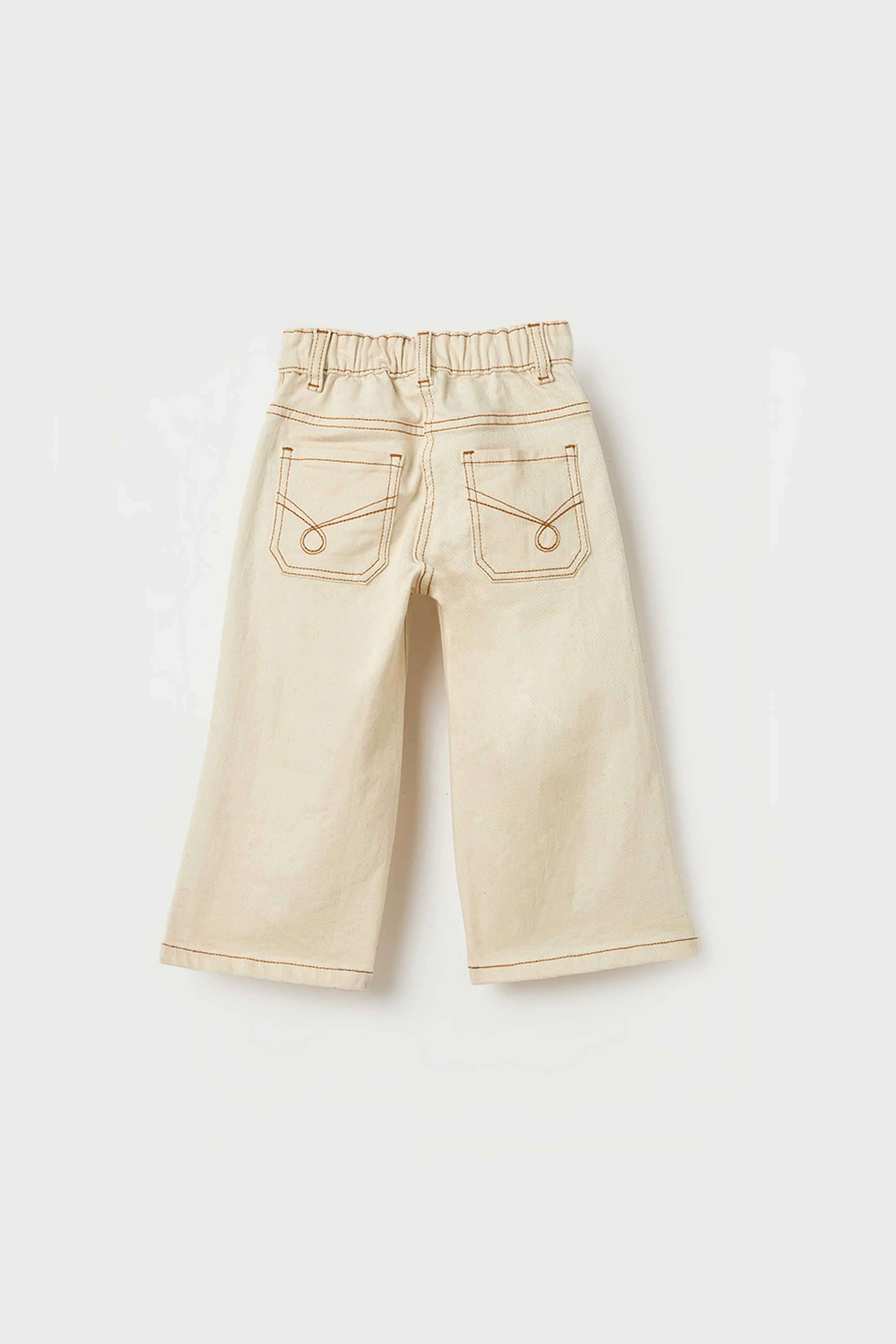 Solid-Blended-Fabric-Regular-Fit-Girl-s-Jeans