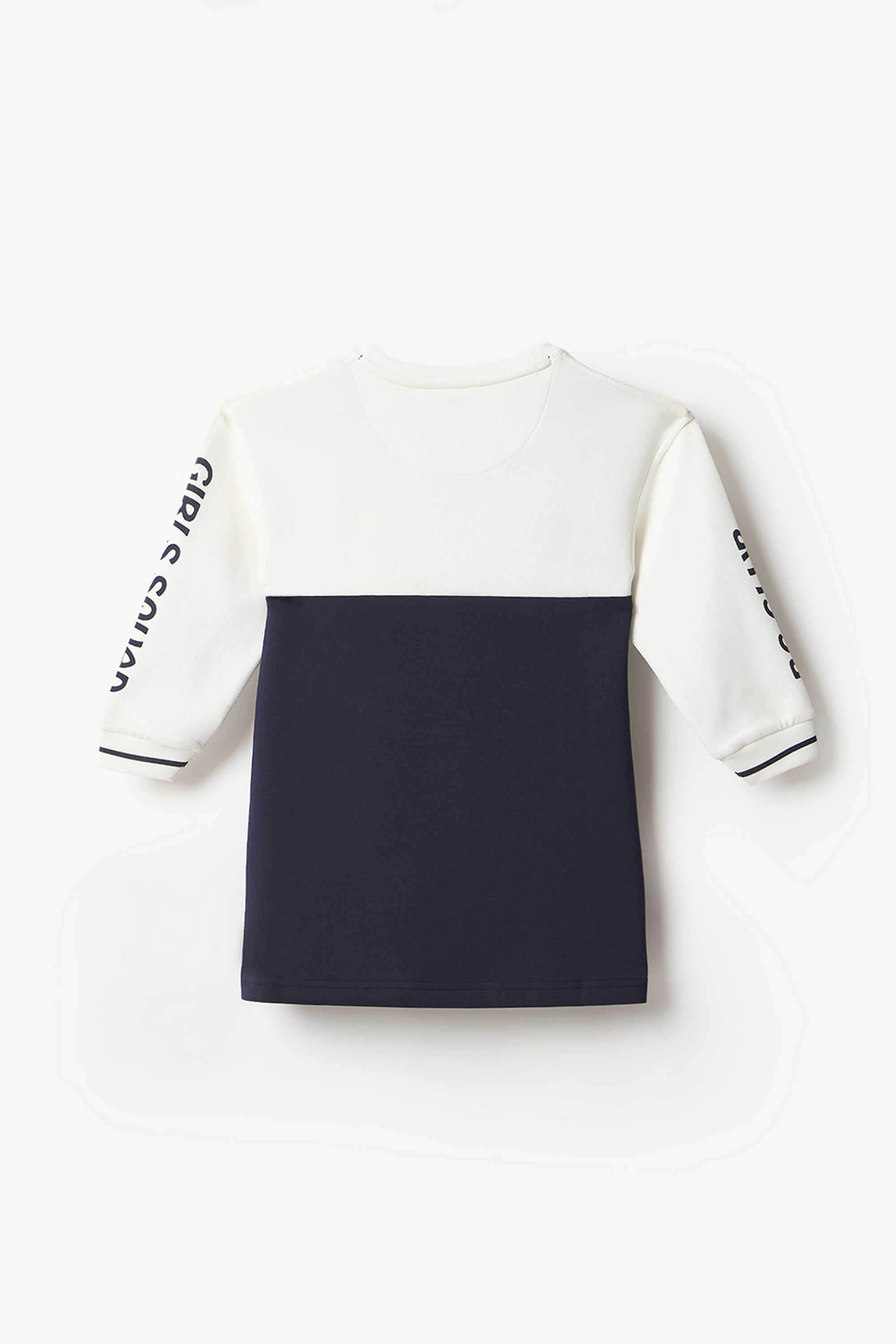 Solid-Blended-Fabric-Girl-s-Casual-Wear-Dress