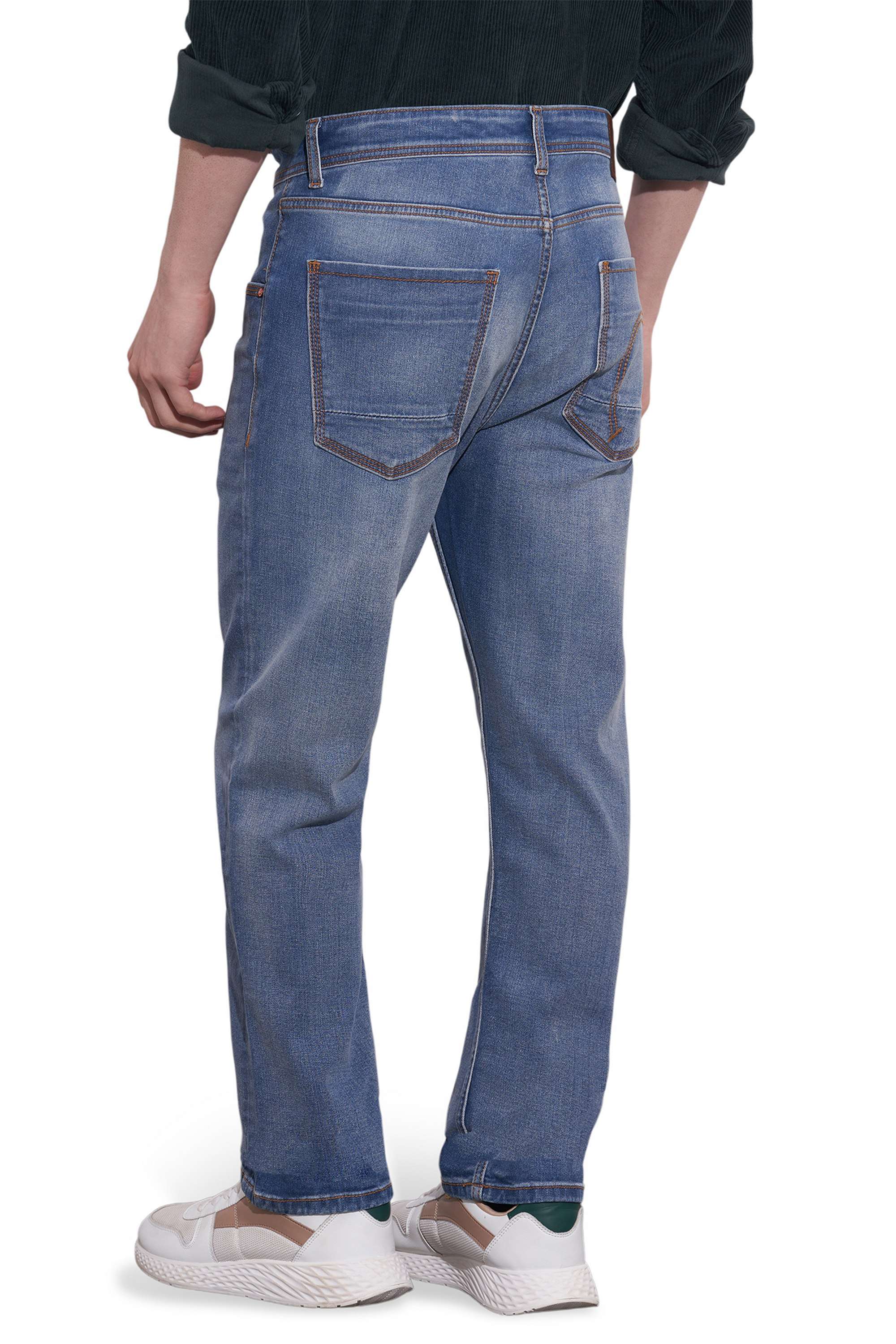 Knitted-Cotton-Straight-Fit-Men-s-Jeans