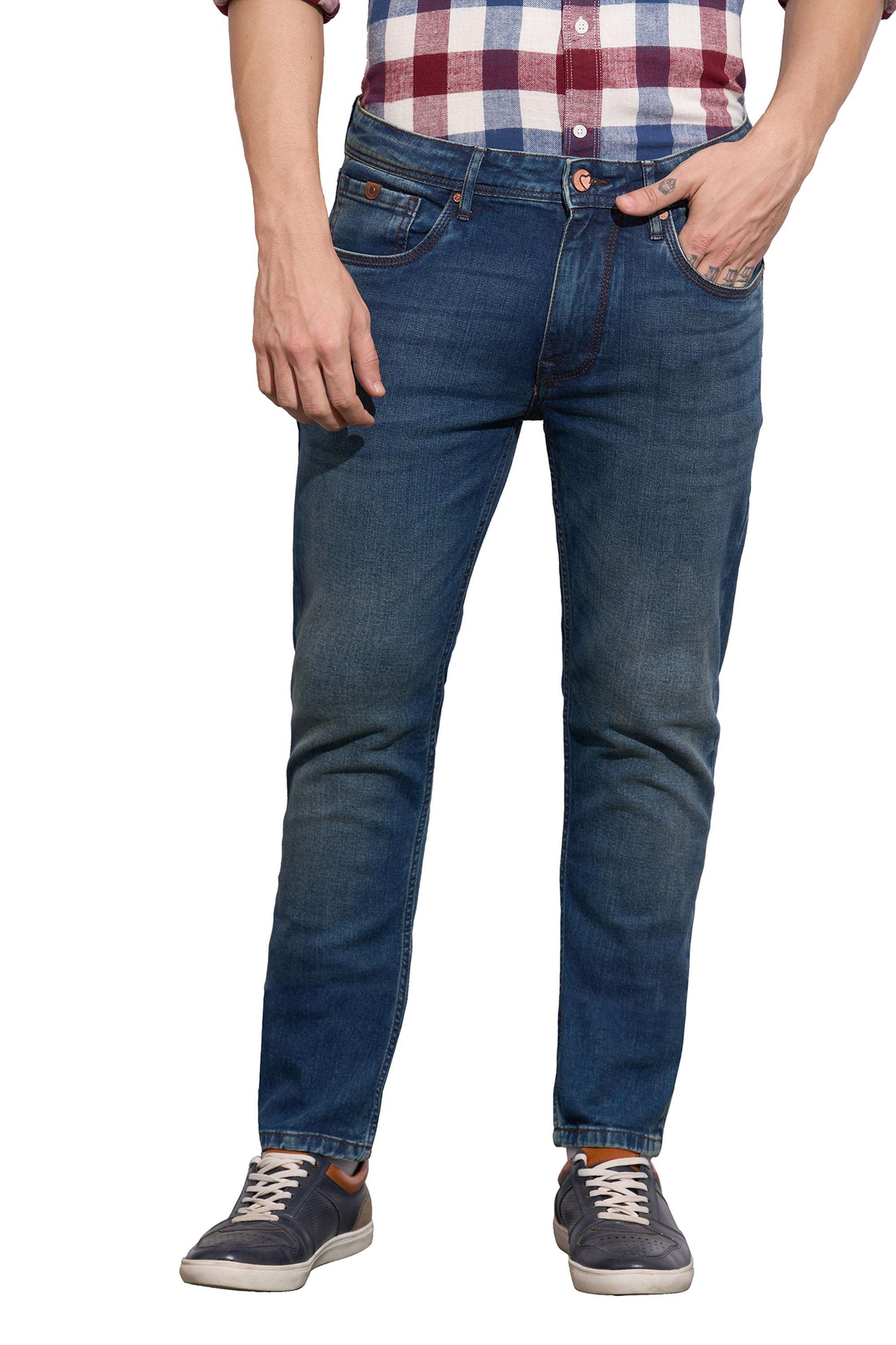 Knitted-Cotton-Slim-Fit-Men-s-Jeans