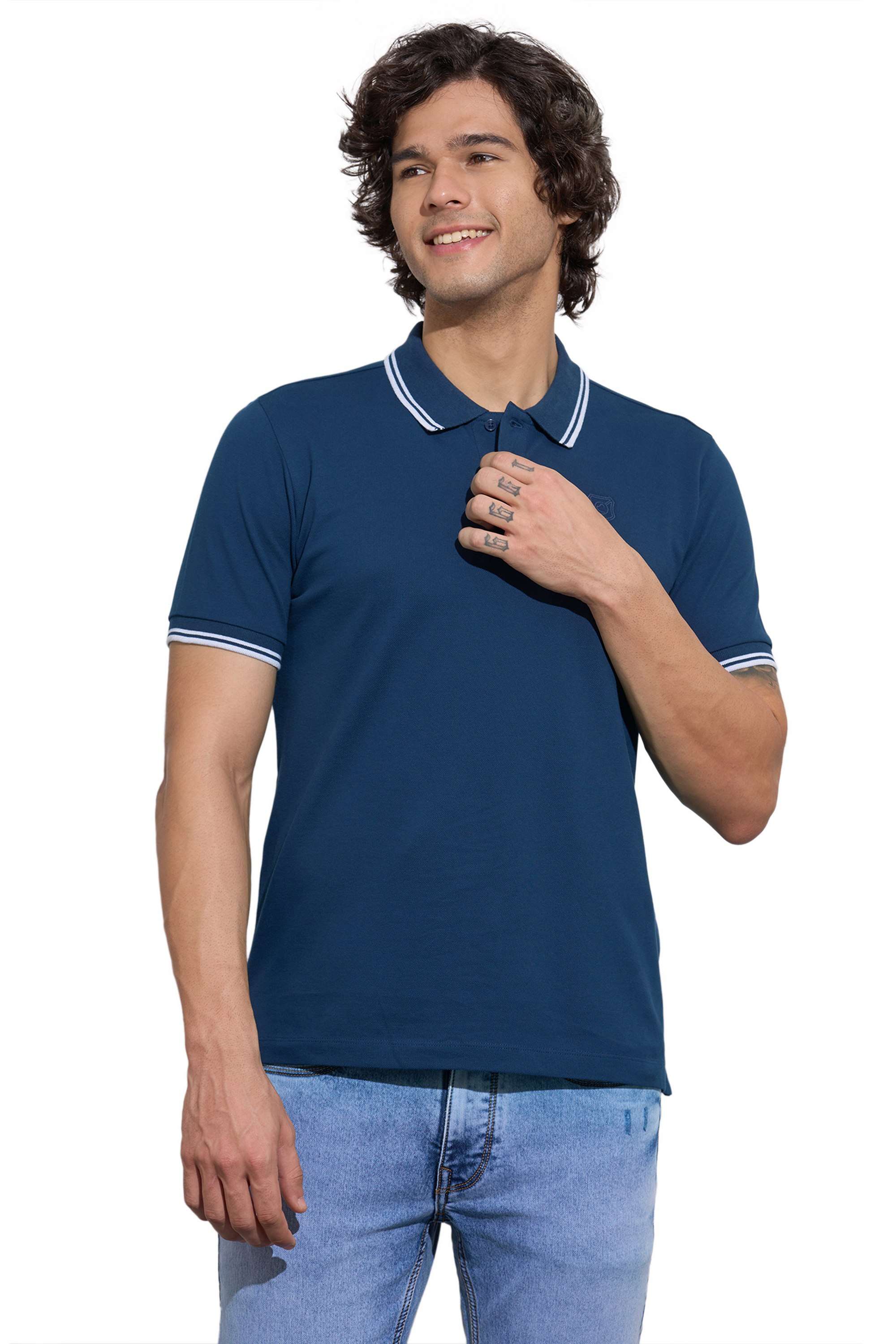 Solid-Cotton-Polo-Men-s-T-Shirt