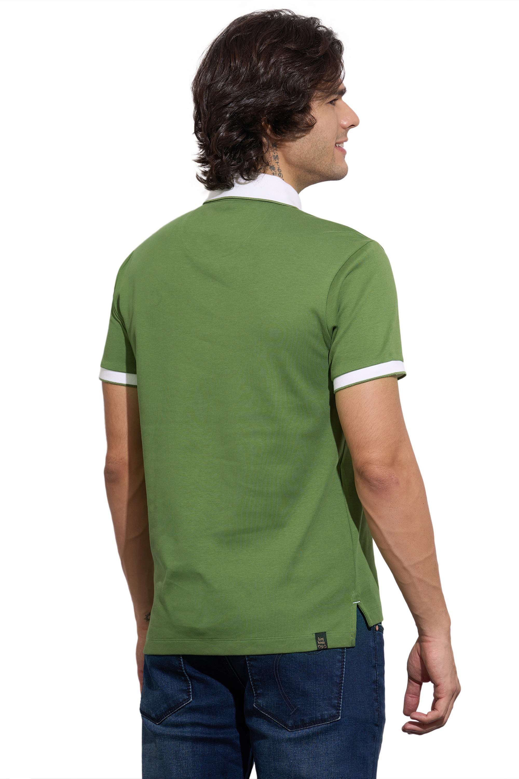 Solid-Cotton-Polo-Men-s-T-Shirt