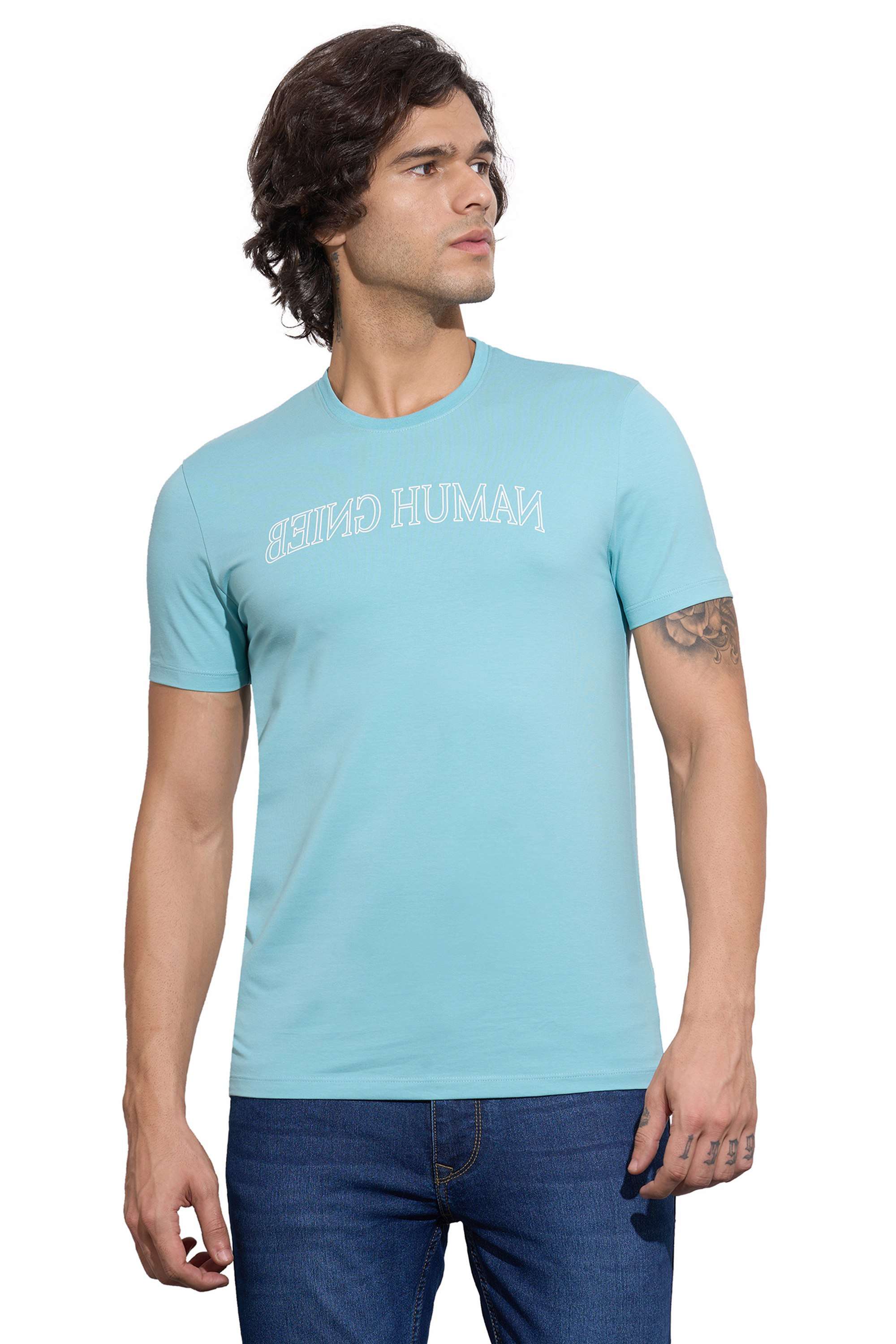 Typographic-Cotton-Blend-Slim-Fit-Men-T-Shirt