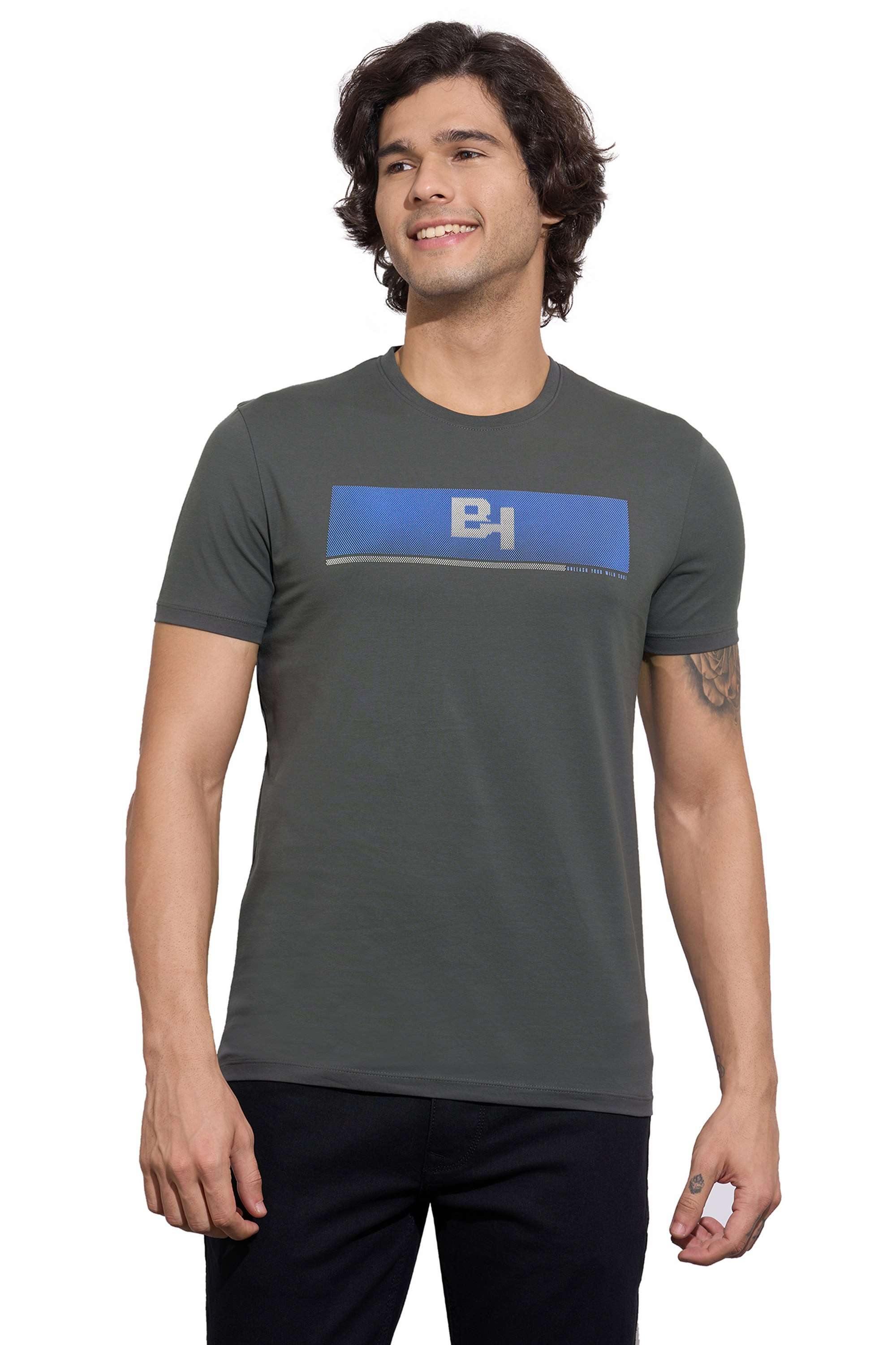 Printed-Cotton-Blend-Slim-Fit-Men-T-Shirt