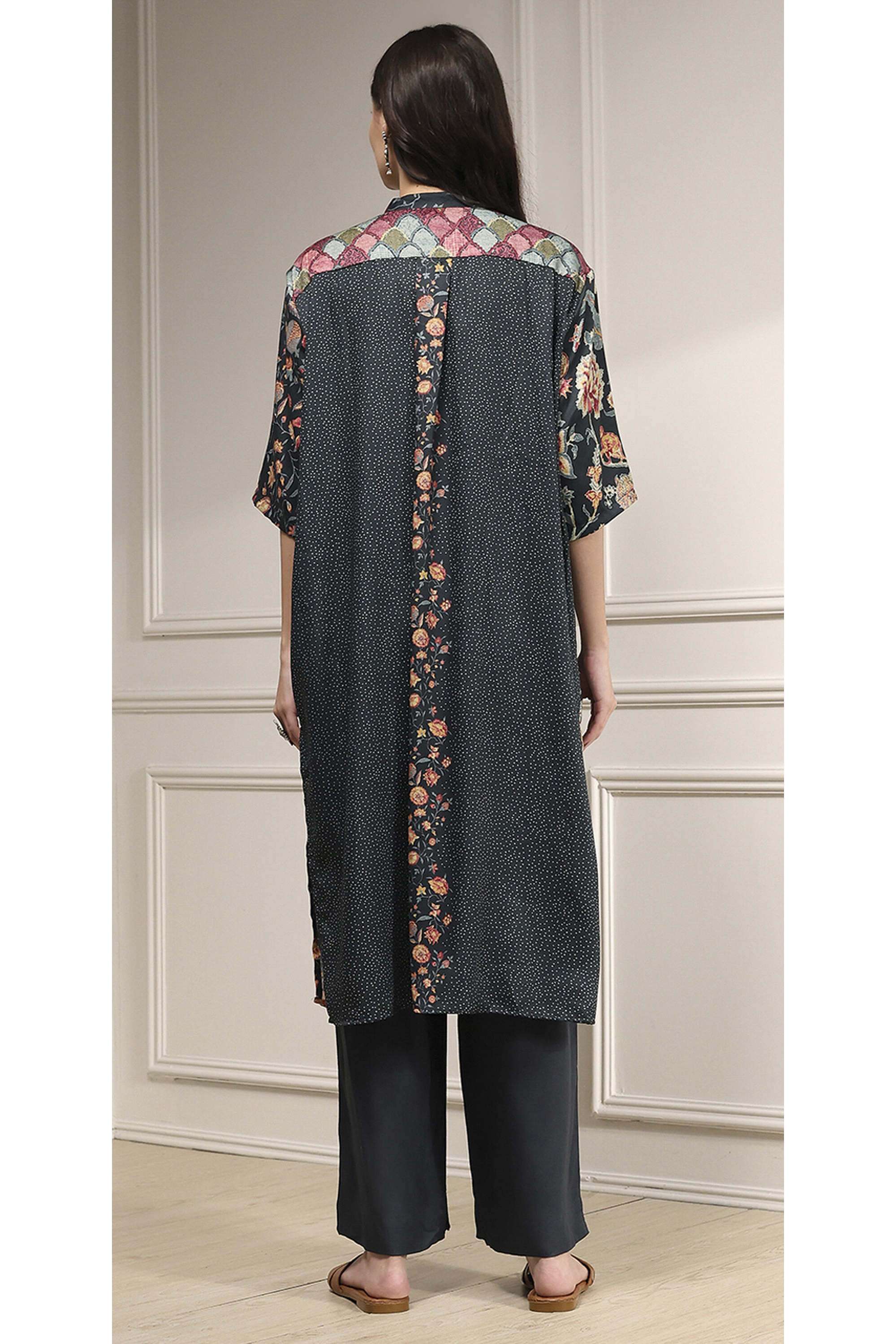 Solid-Viscose-Straight-Fit-Women-s-Kurta-Set