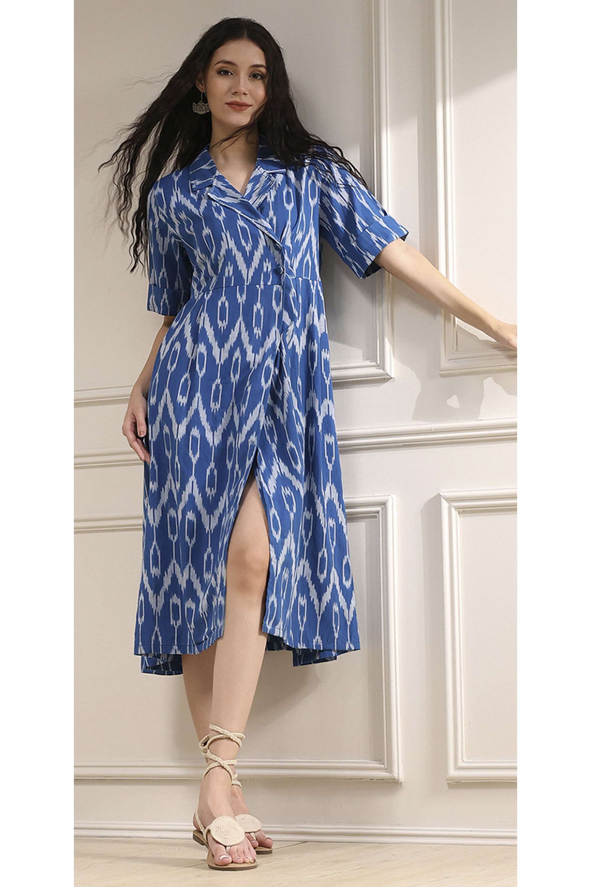 Tie-&-Dye-Cotton-Polo-Women-s-Dress