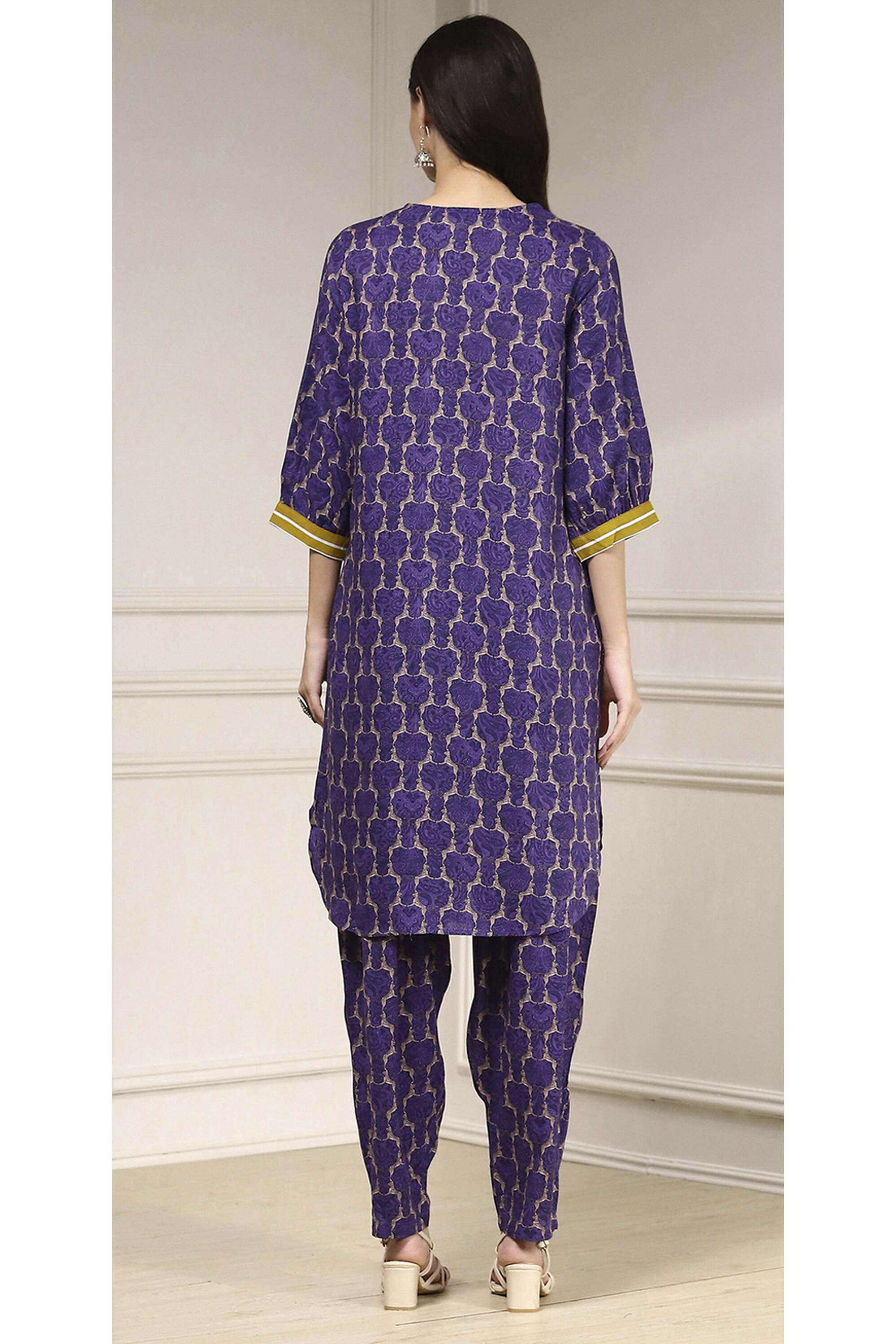 Solid-Viscose-Straight-Fit-Women-s-Co-Ord-Set
