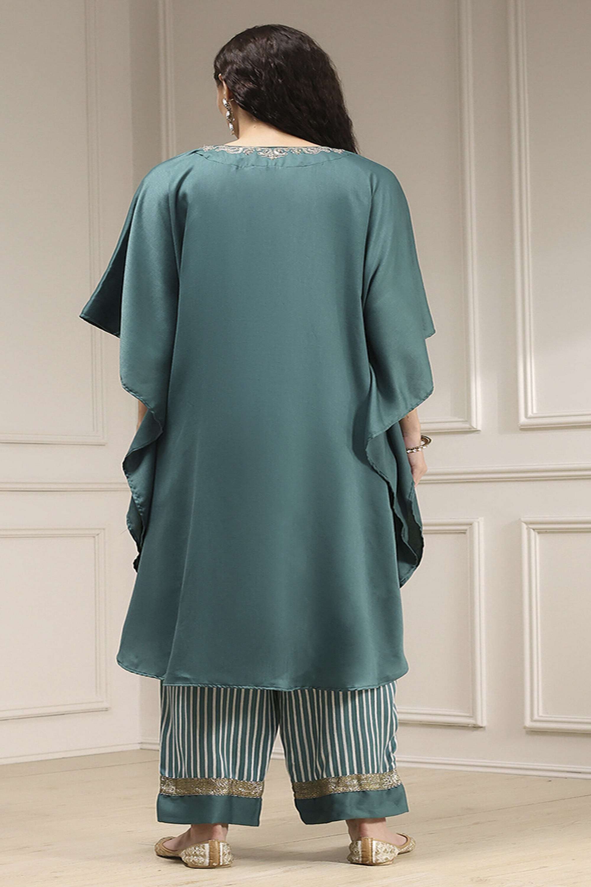 Solid-Regular-Fit-Modal-Women-s-Festive-Wear-Palazzos