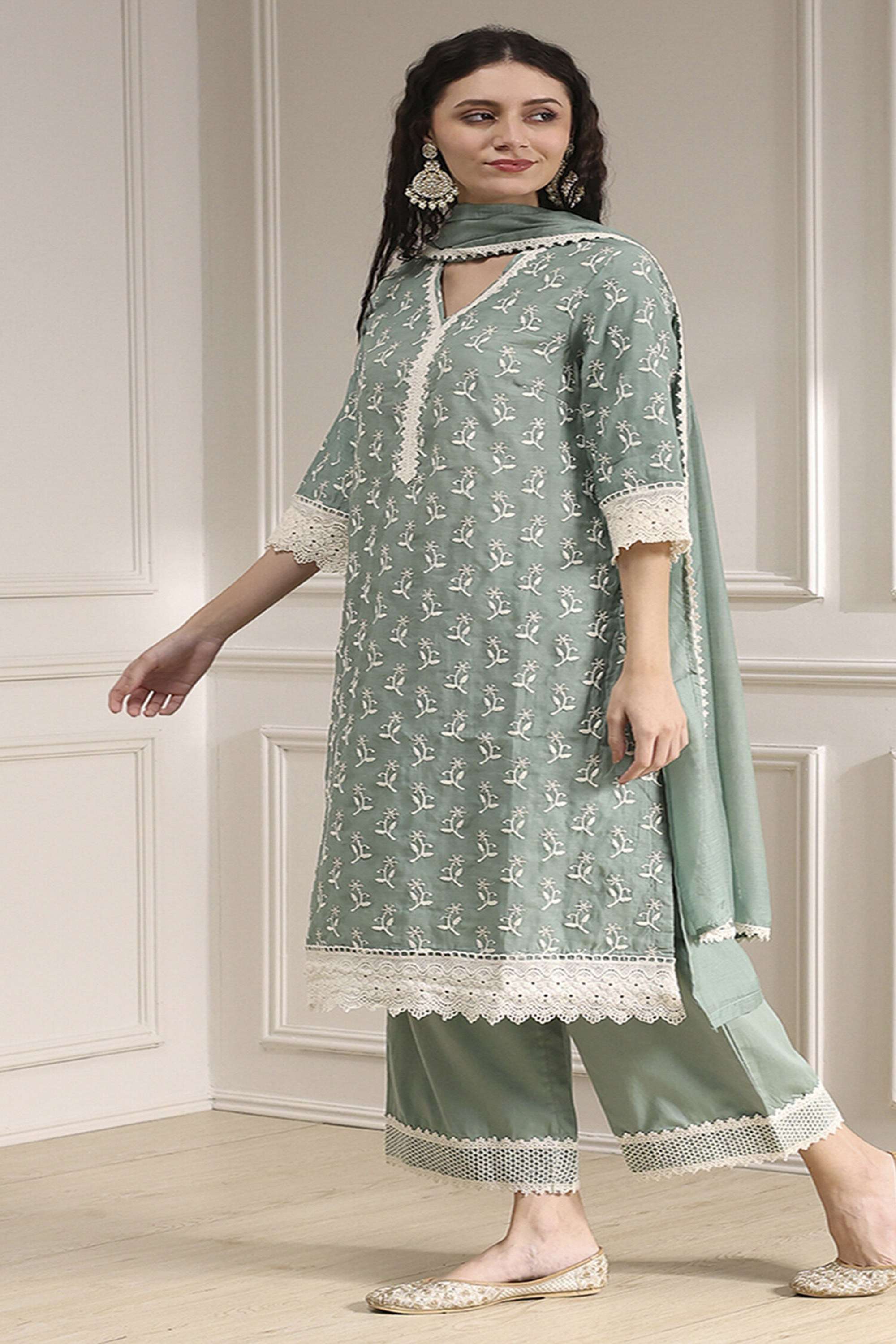 Tie-&-Dye-Regular-Fit-Silk-Women-s-Festive-Wear-Palazzos