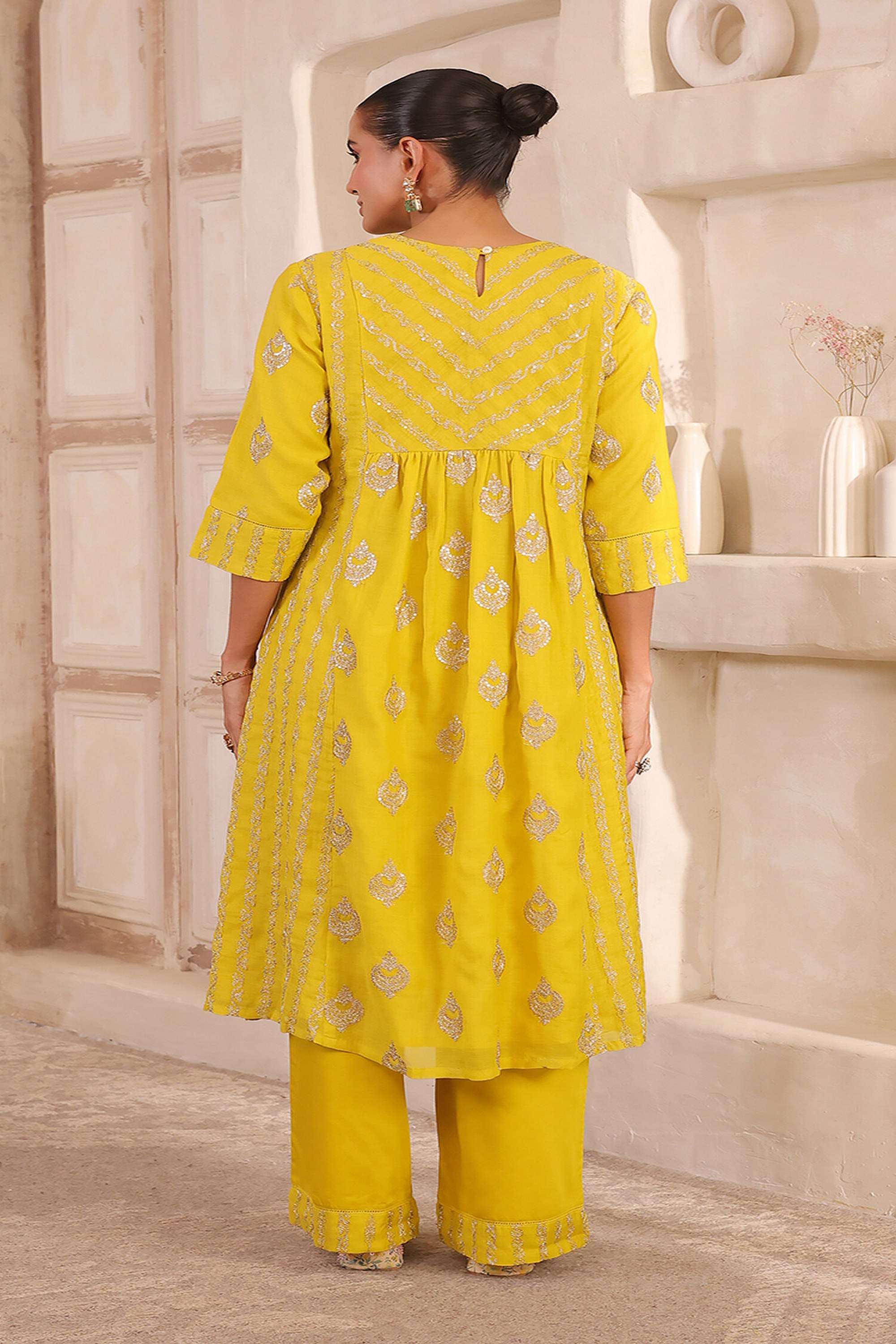 Tie-&-Dye-Regular-Fit-Silk-Women-s-Festive-Wear-Palazzos