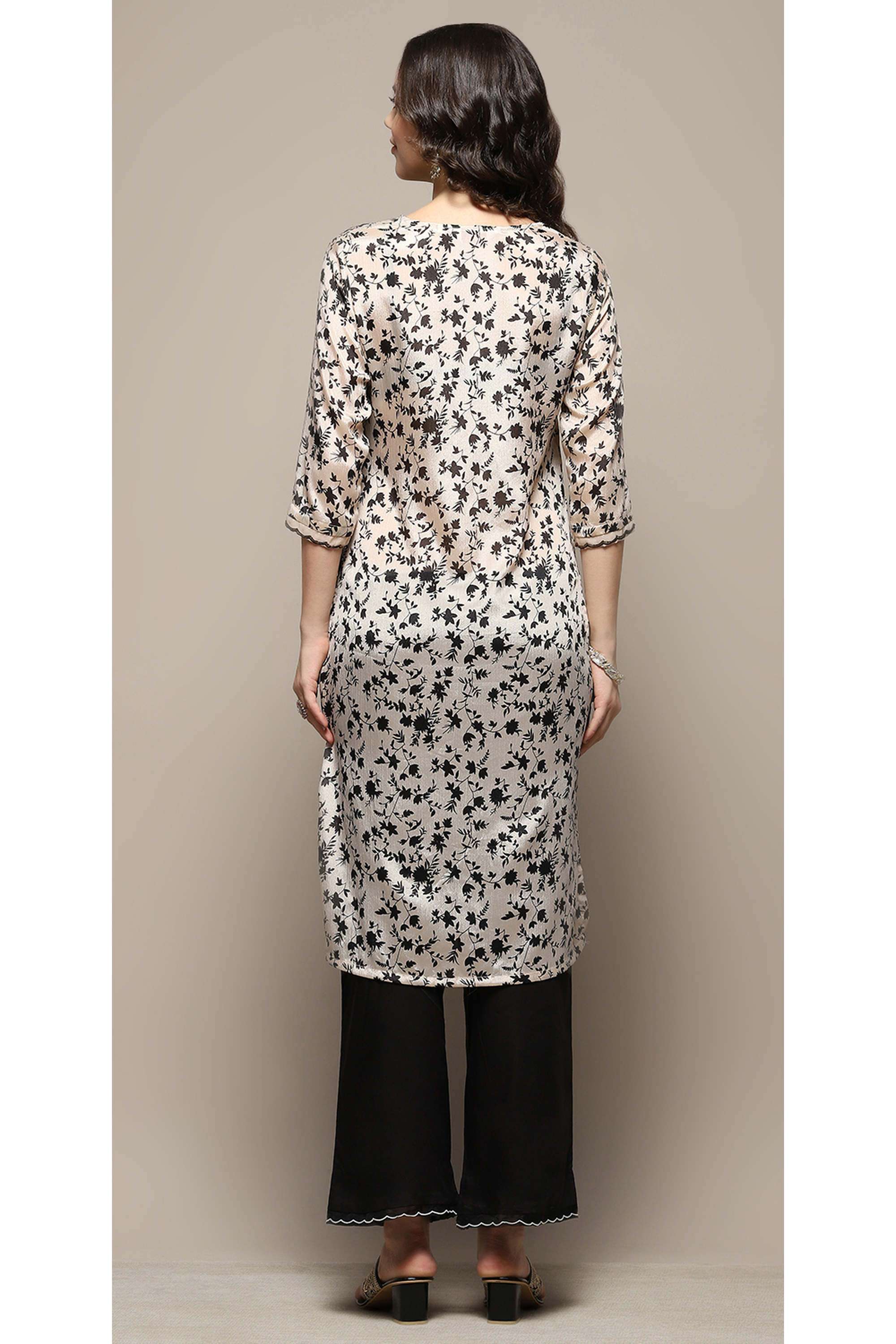 Solid-Polyester-Straight-Fit-Women-s-Kurta-Set