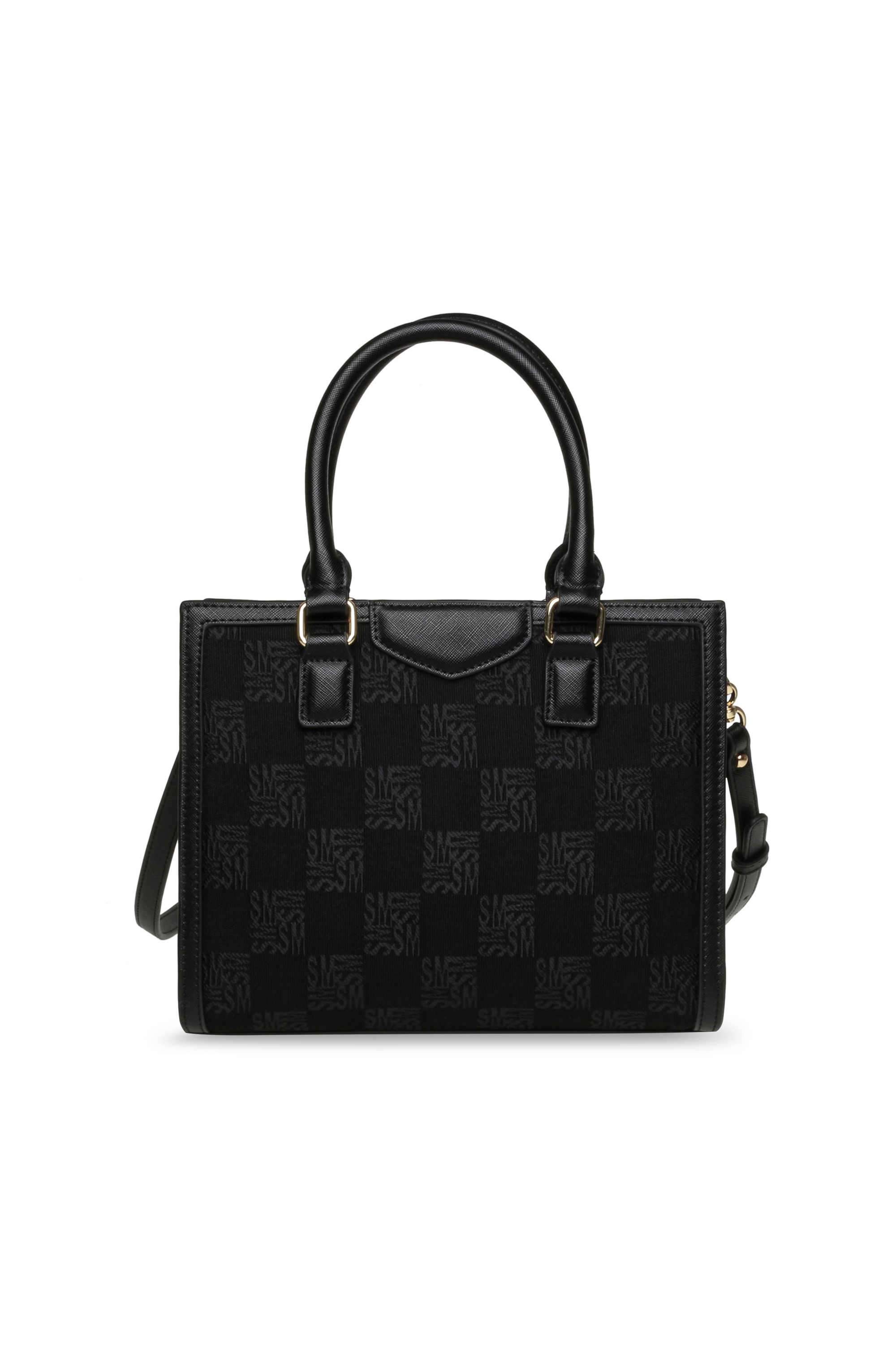 STEVE-MADDEN-BLACK-TOTE-WOMEN-PU