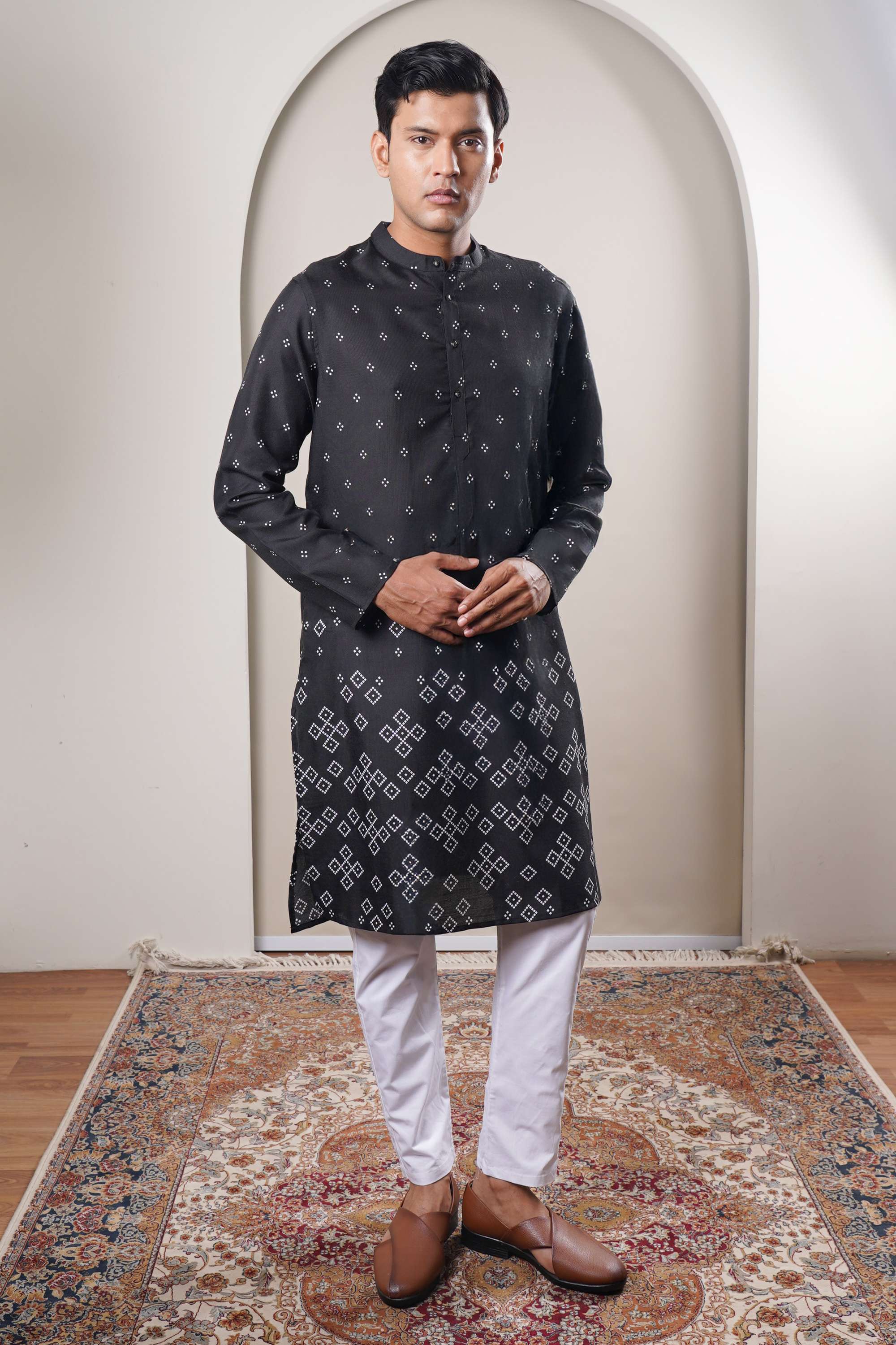 Printed-Polyester-Collared-Men-s-Festive-Wear-Kurta