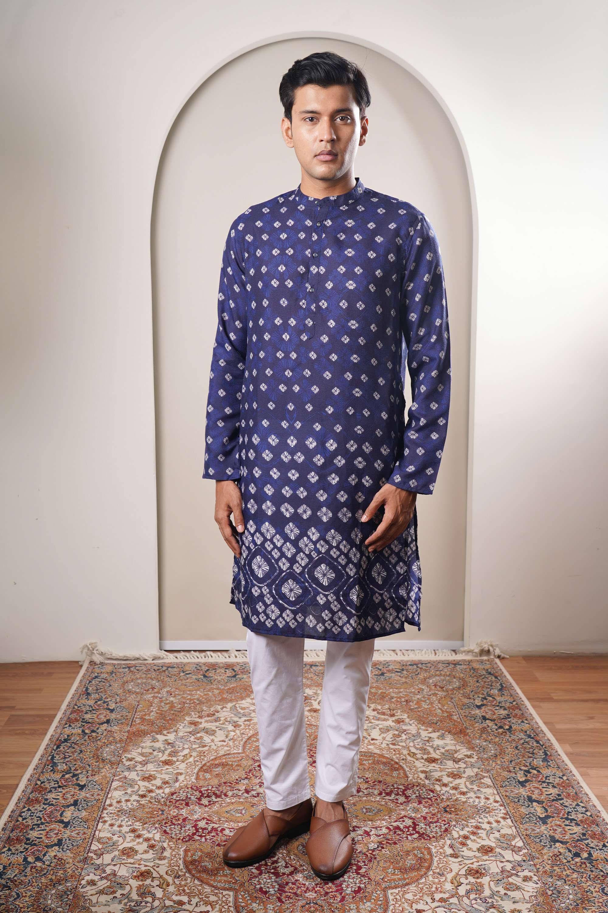 Printed-Polyester-Collared-Men-s-Festive-Wear-Kurta