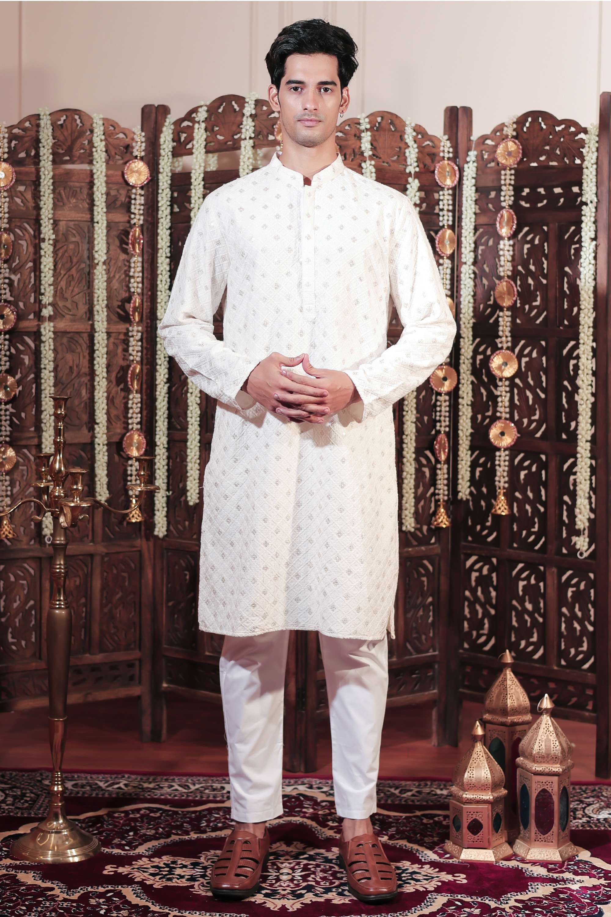 Embroidered-Viscose-Men-s-Festive-Wear-Kurta