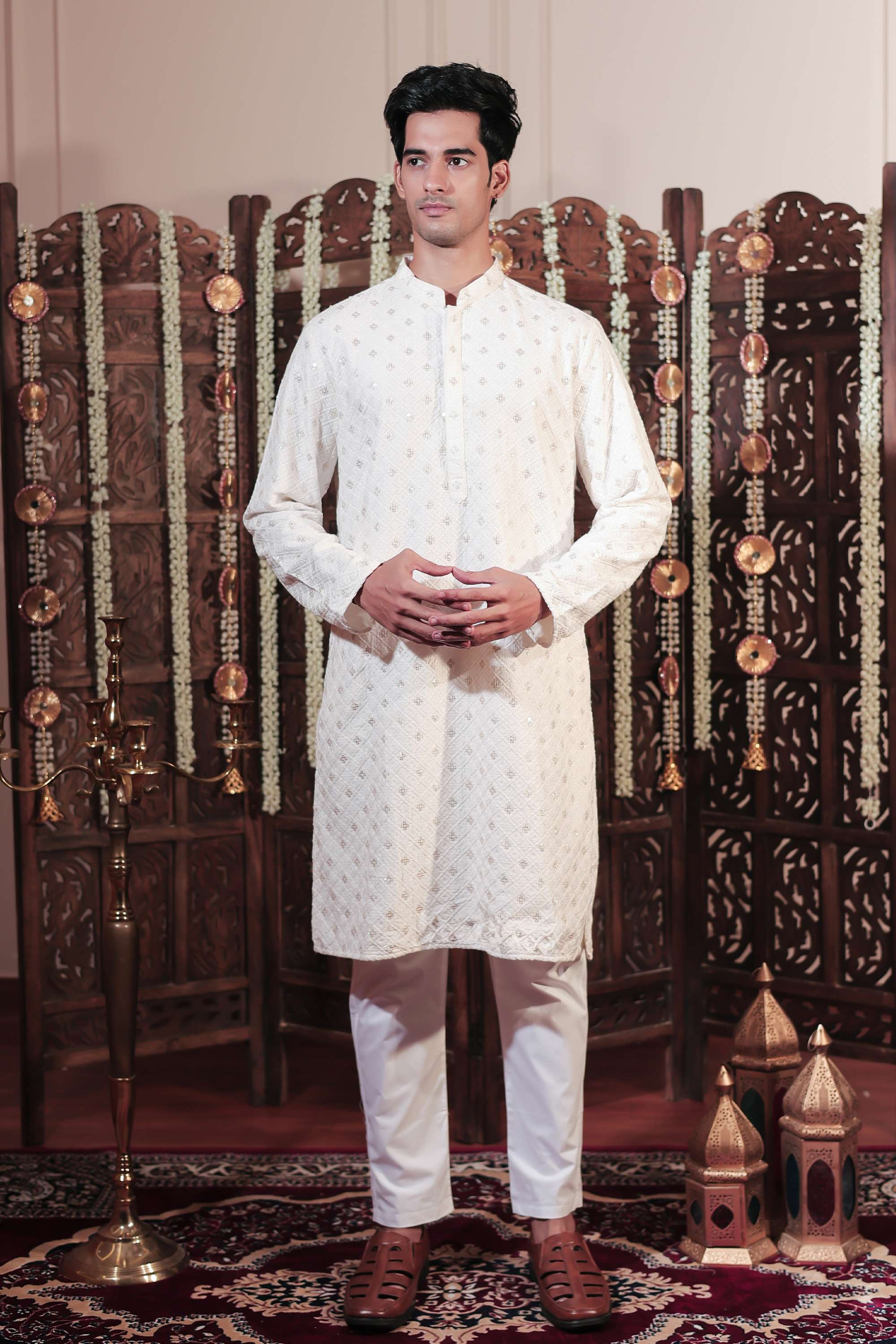 Embroidered-Viscose-Men-s-Festive-Wear-Kurta