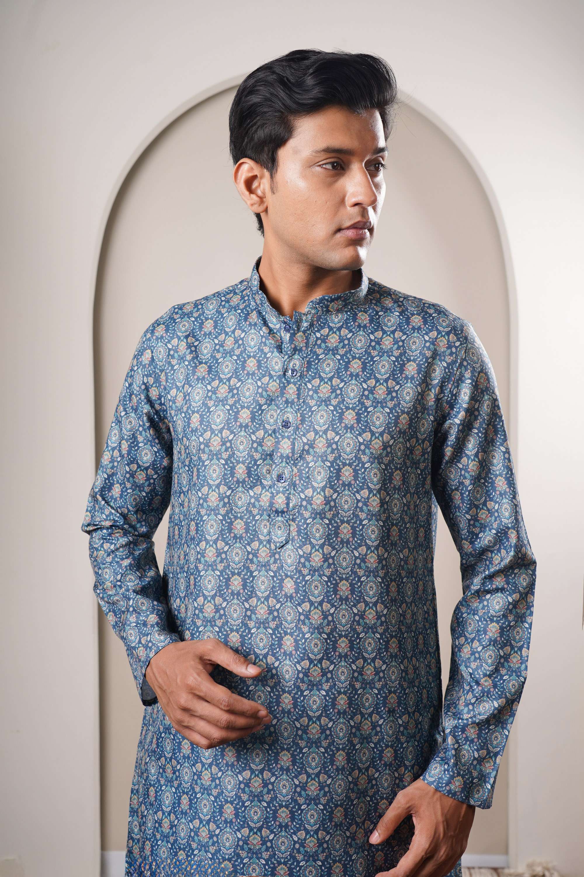 Printed-Polyester-Collared-Men-s-Festive-Wear-Kurta