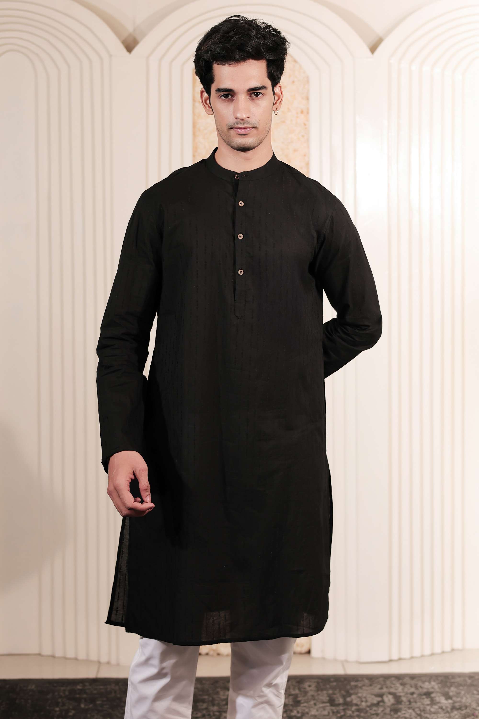 Dobby-Cotton-Men-s-Casual-Wear-Kurta