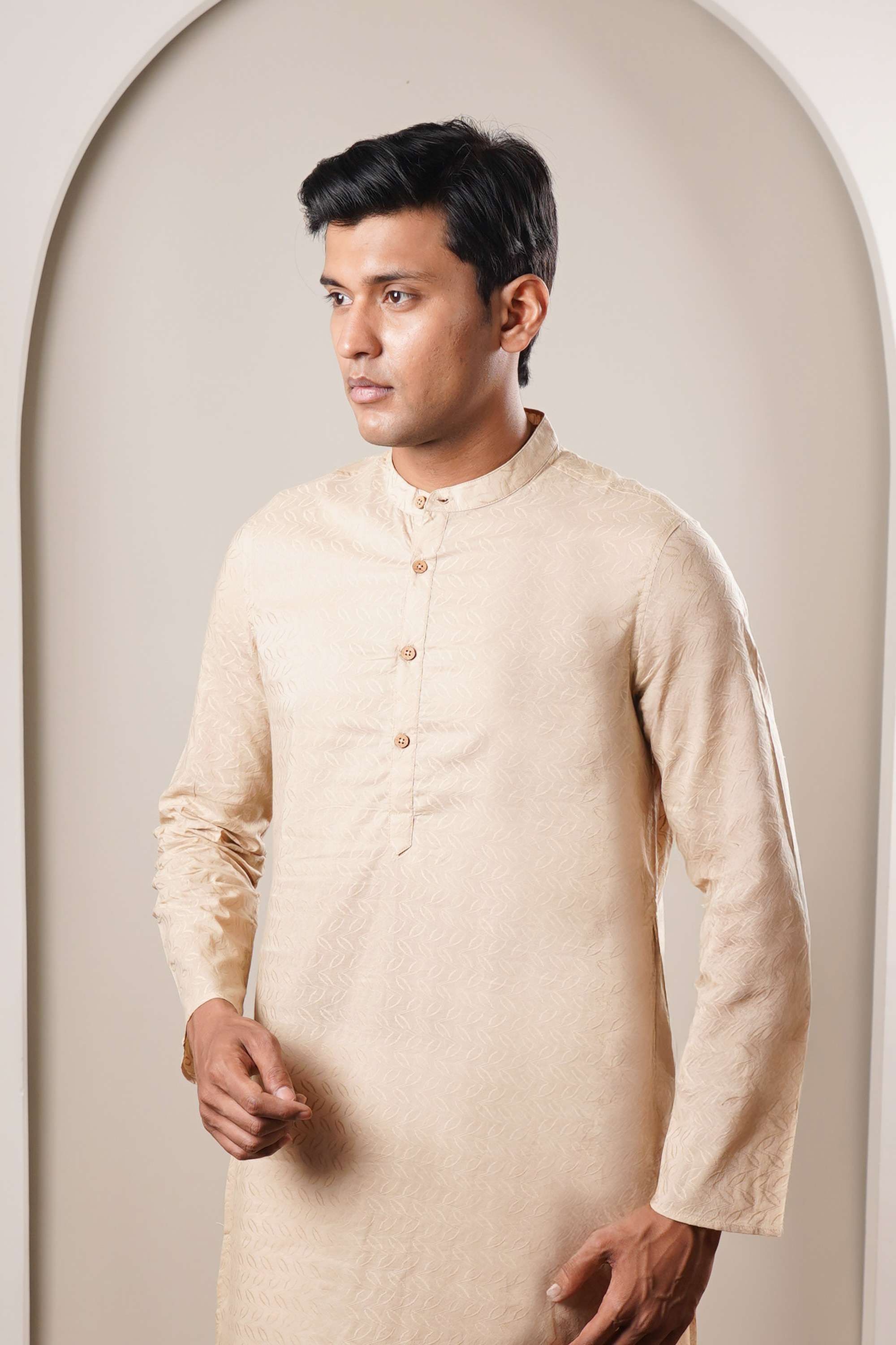 Dobby-Cotton-Collared-Men-s-Festive-Wear-Kurta