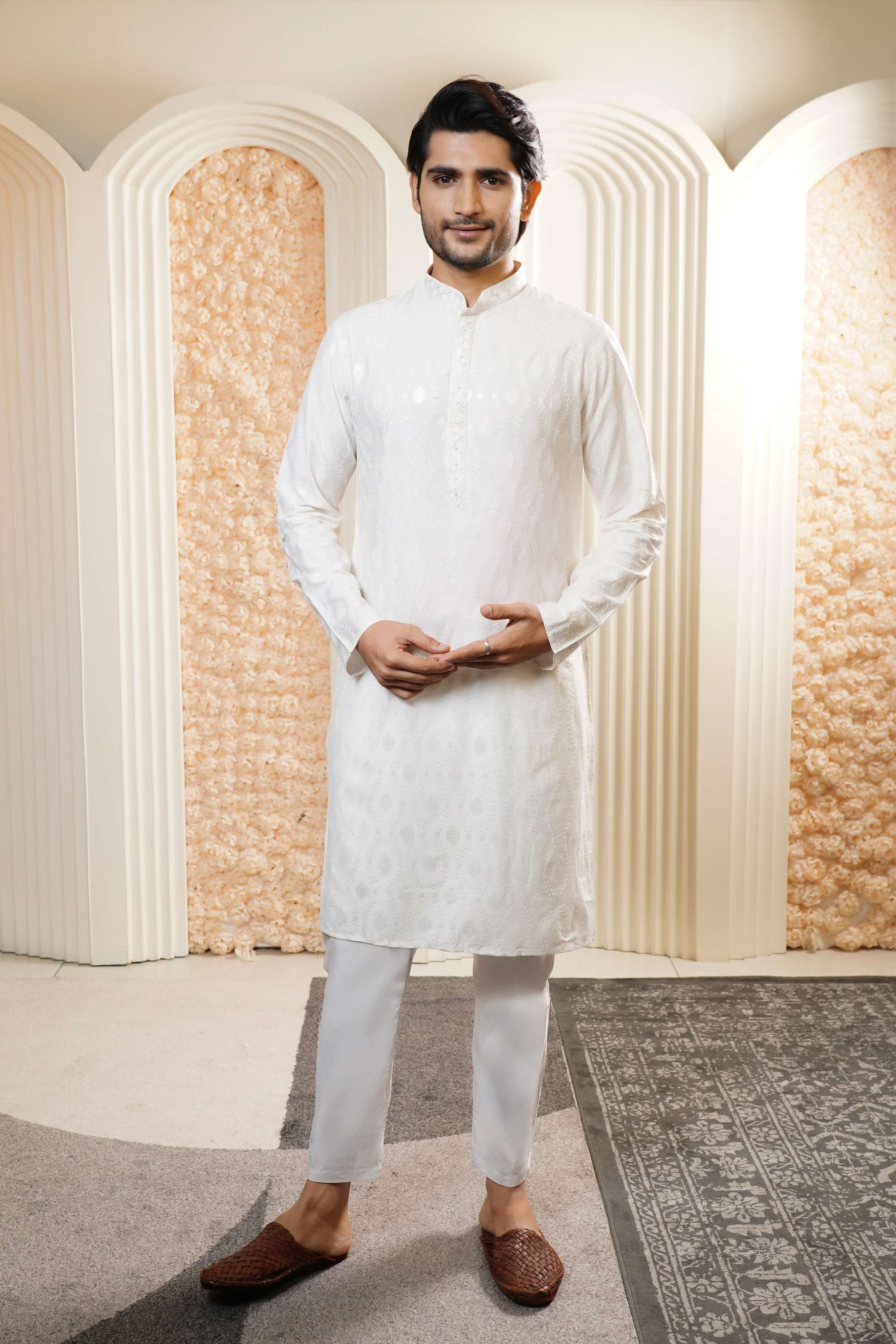 Dobby-Blended-Fabric-Men-s-Casual-Wear-Kurta