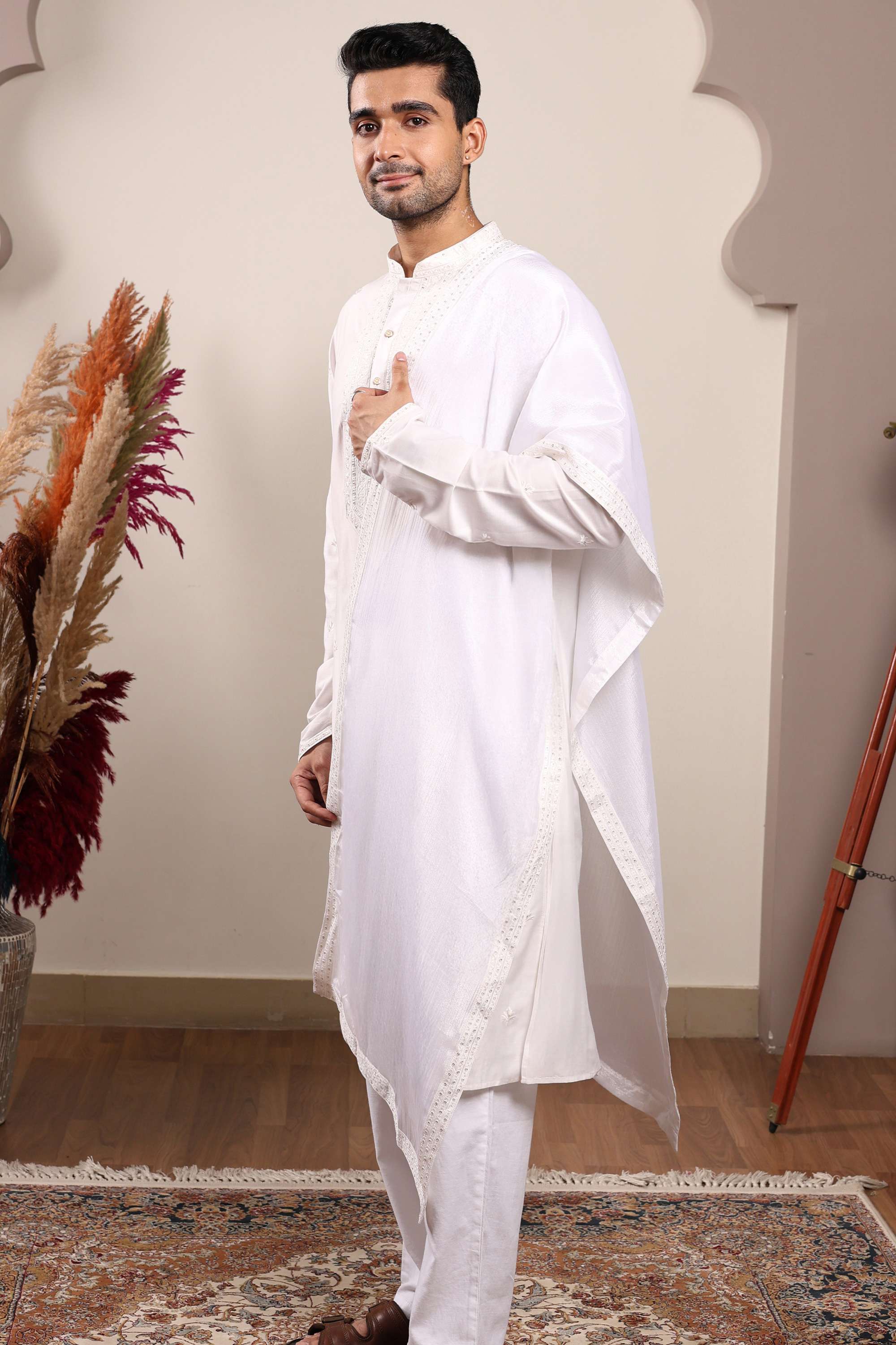 Embroidered-Blended-Fabric-Henley-Men-s-Festive-Wear-Kurta